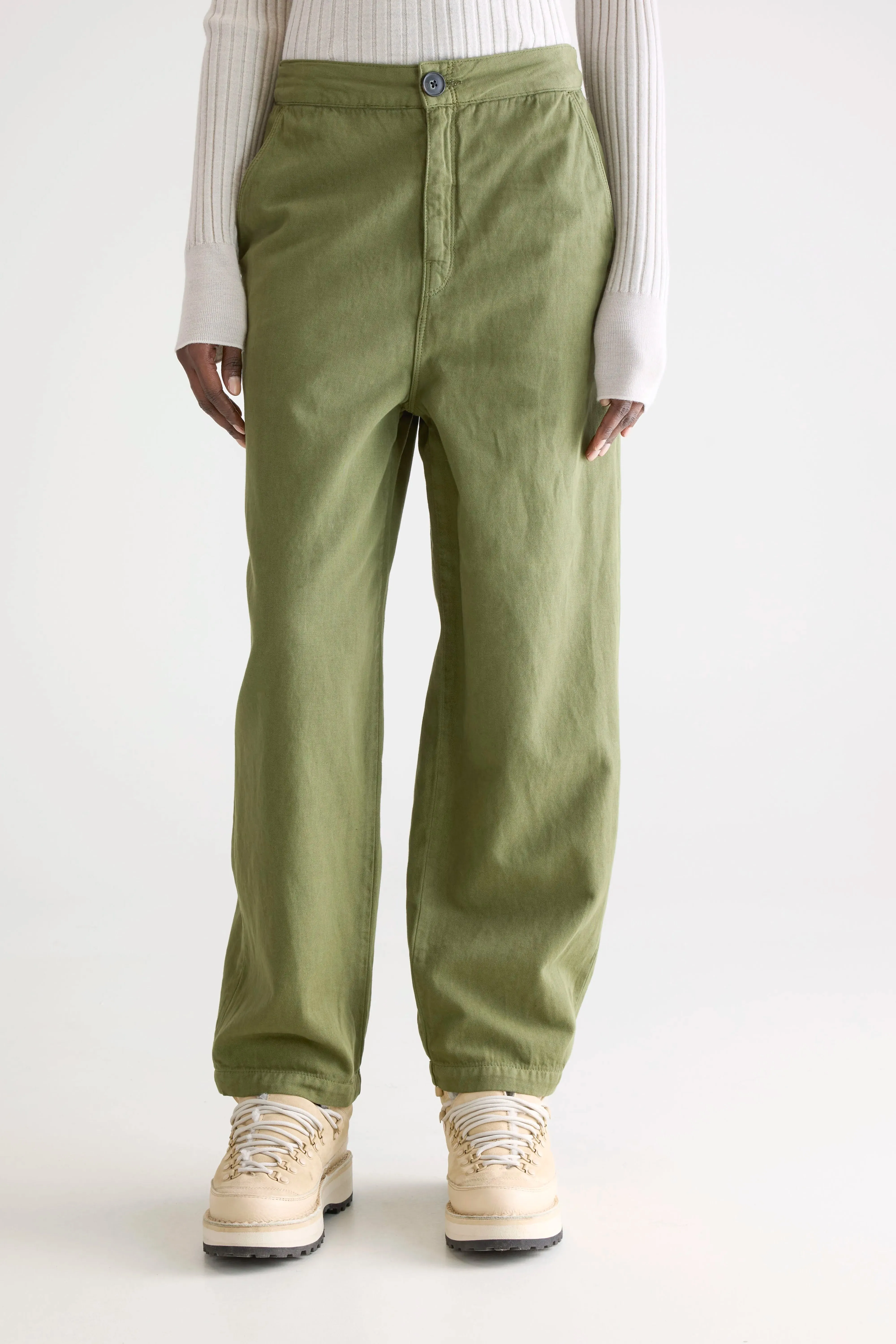 Pasop relaxed trousers (252 / W / ARMY) Versatile Fit