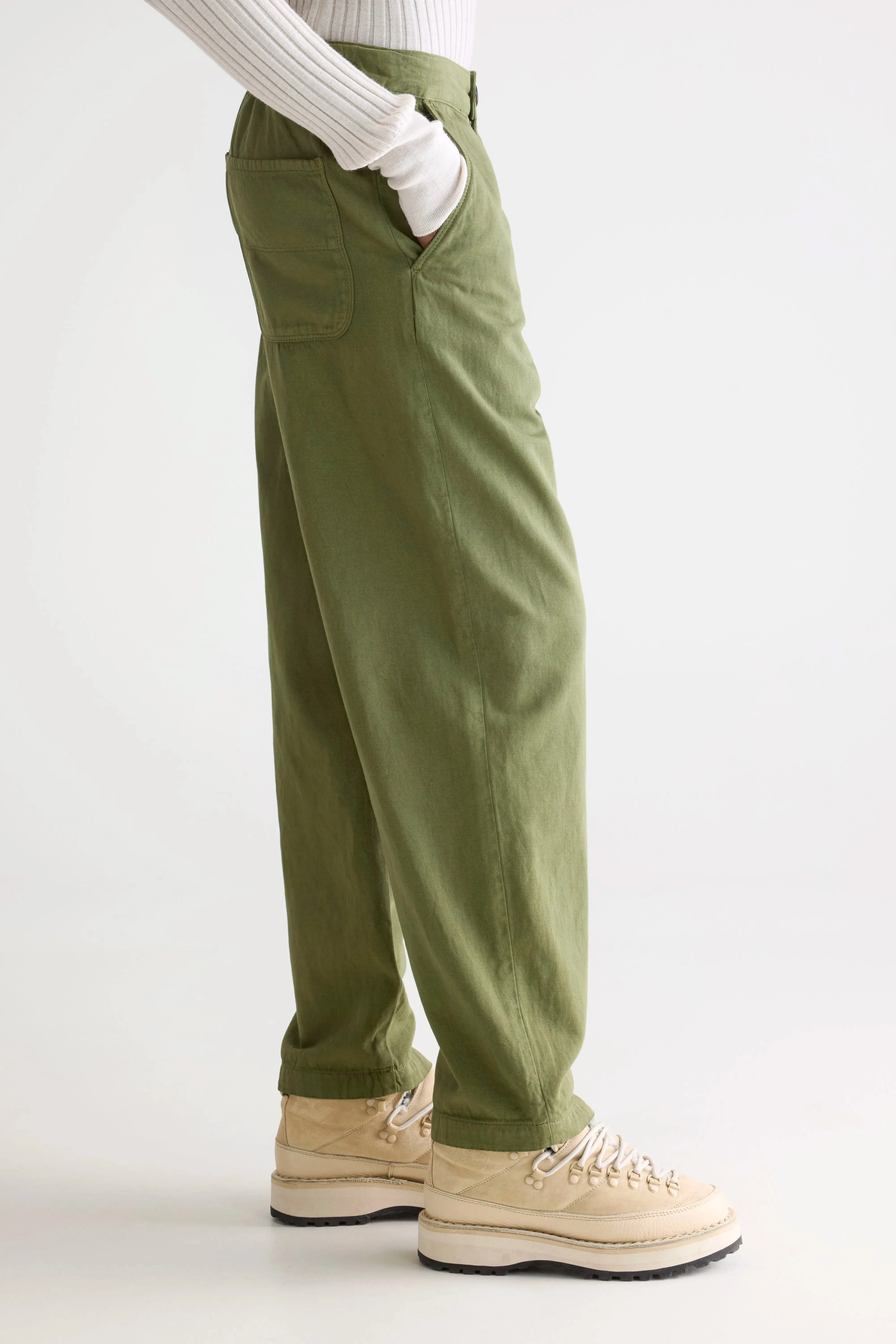 Pasop relaxed trousers (252 / W / ARMY) Versatile Fit