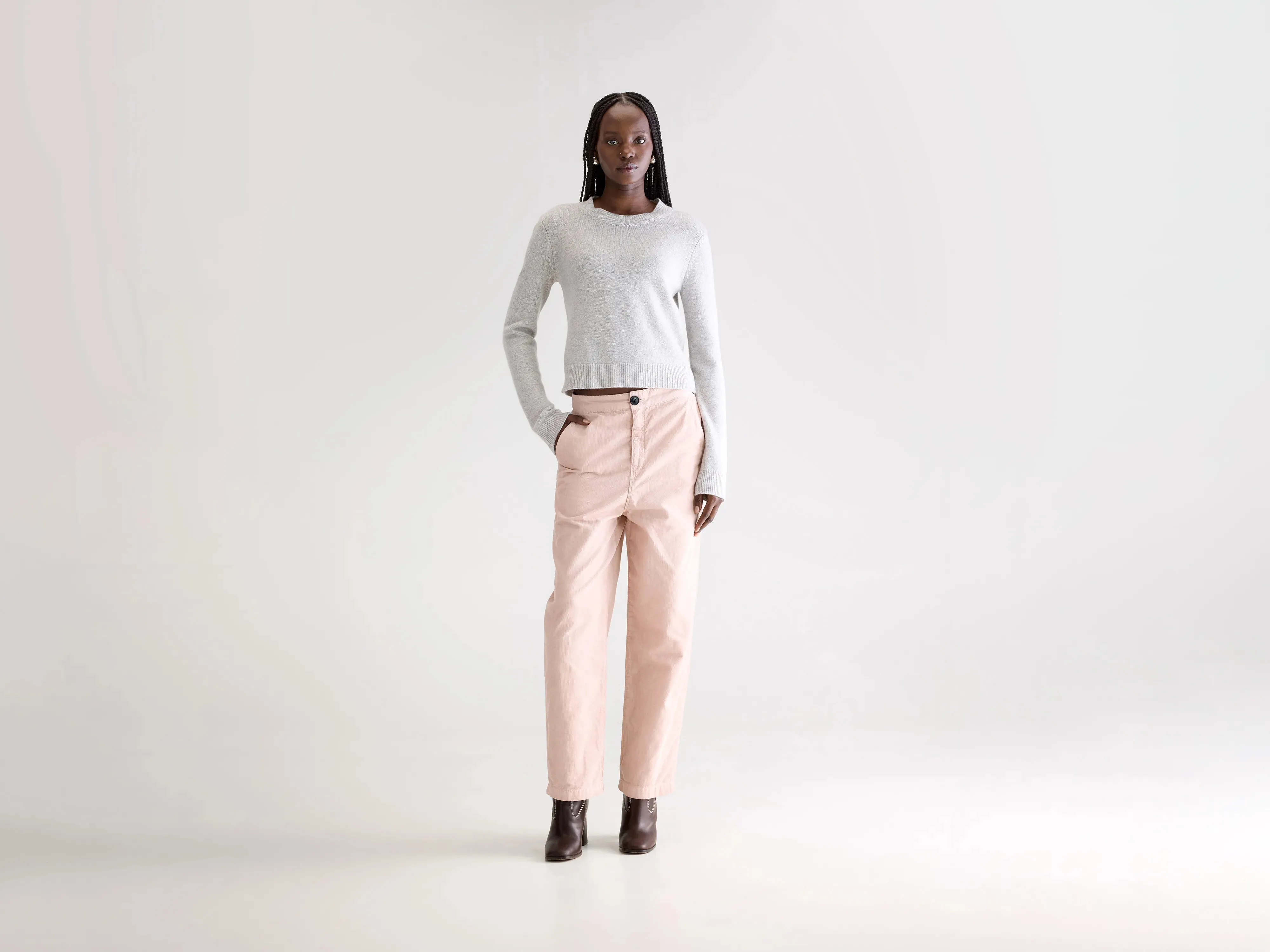 Pasop relaxed trousers (252 / W / MISTY) Dark wash Stretch Ready