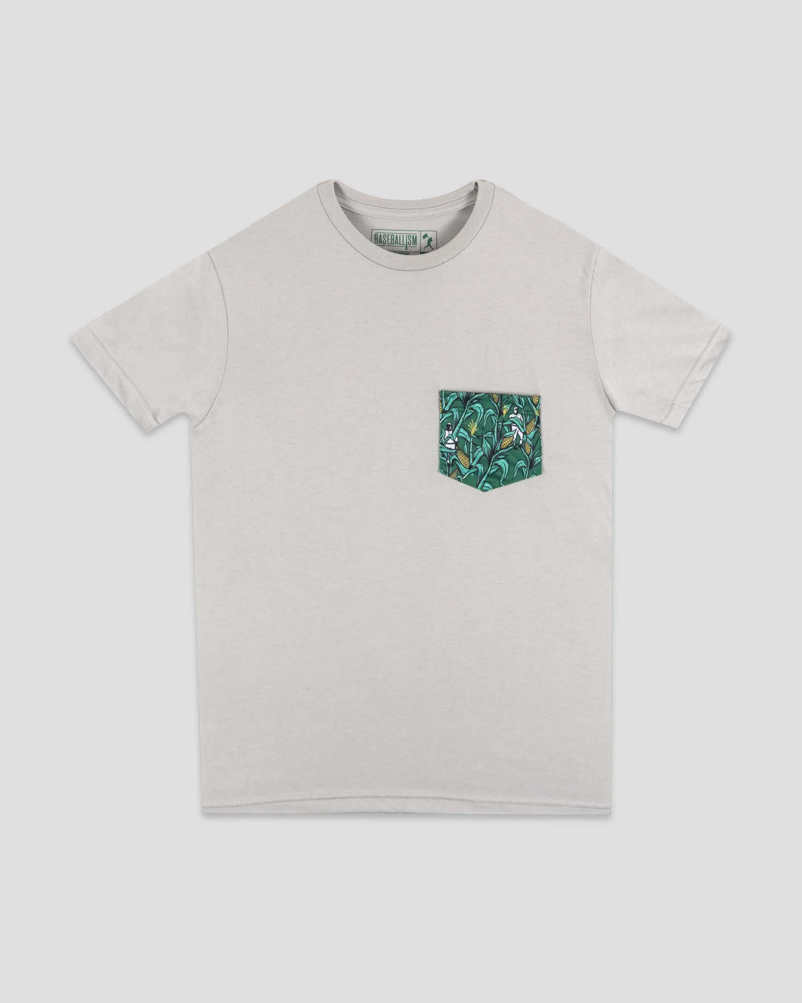 Corn Field Patterned Pocket Tee Modern Comfort Style Outdoor Style Trend