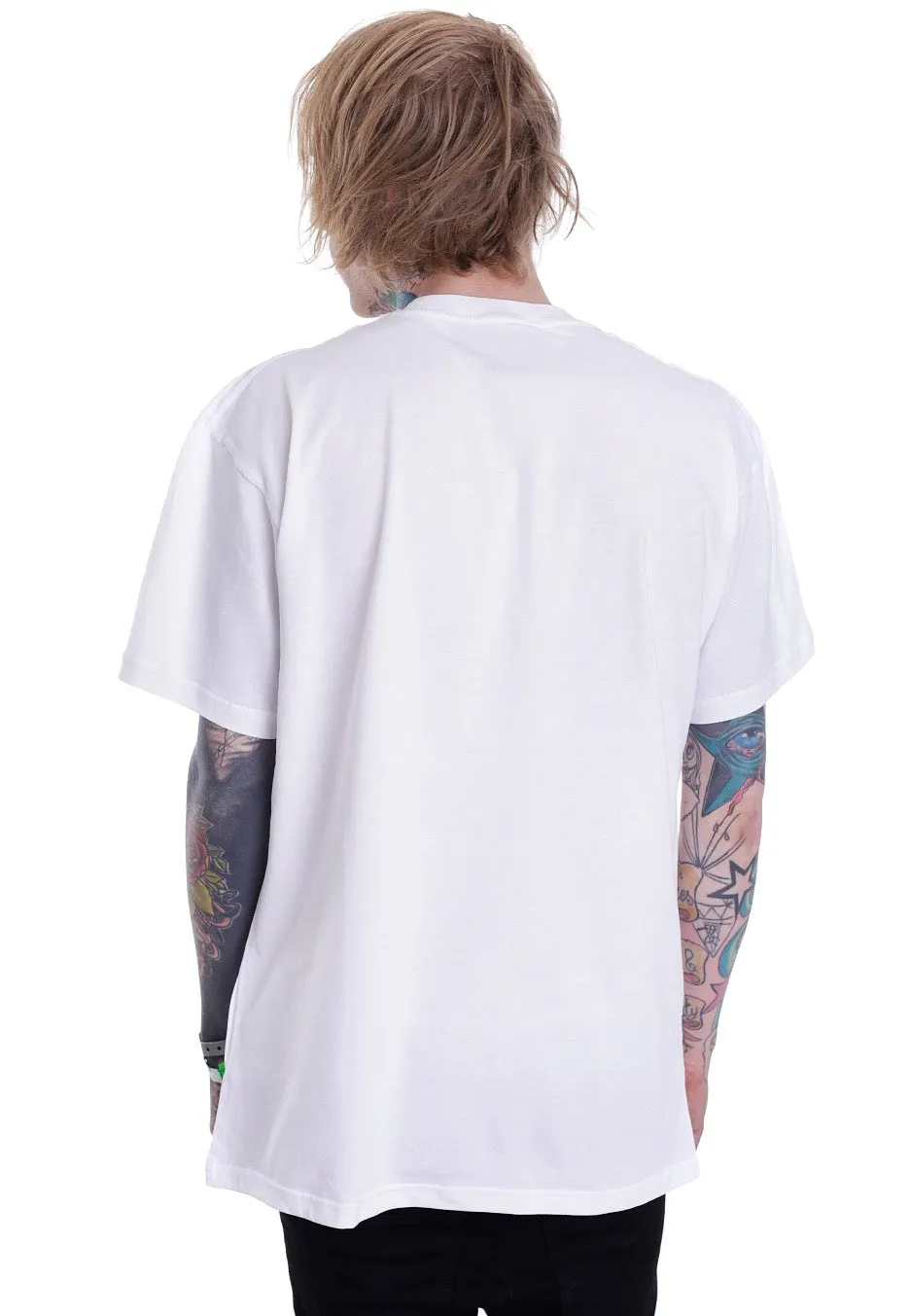 Patchwork Design Vans - Vans Classic White/Black - T-Shirt