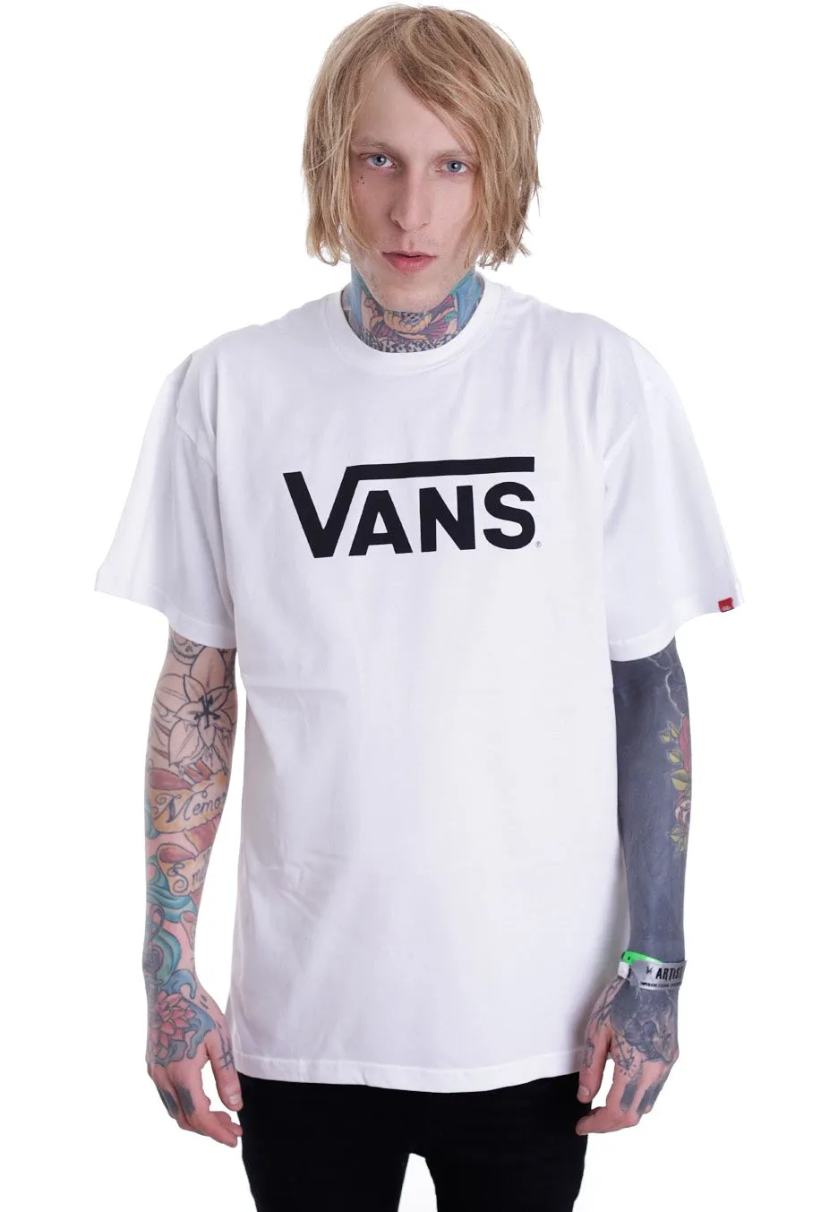 Sports Apparel Vans - Vans Classic White/Black - T-Shirt