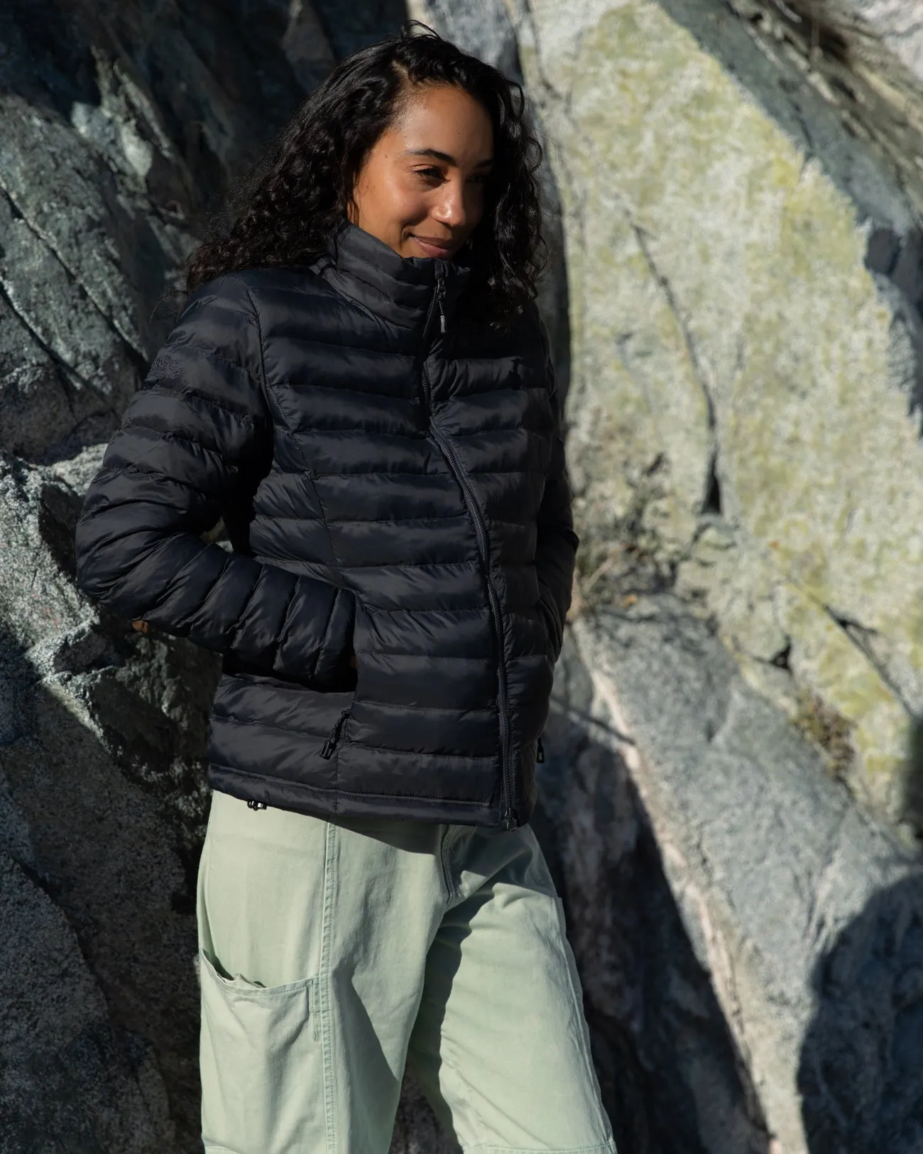 Patchwork style Women's Gale ACT Puffer Jacket
