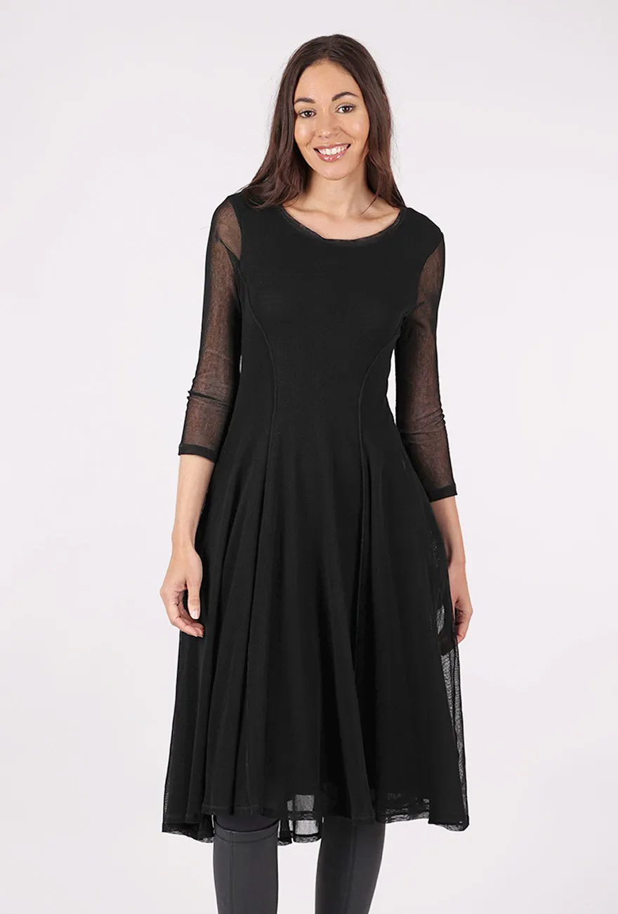 Pendulum Dress, Black Bright Colors