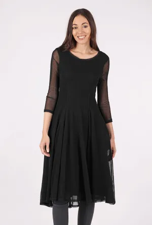 Pendulum Dress, Black Bright Colors