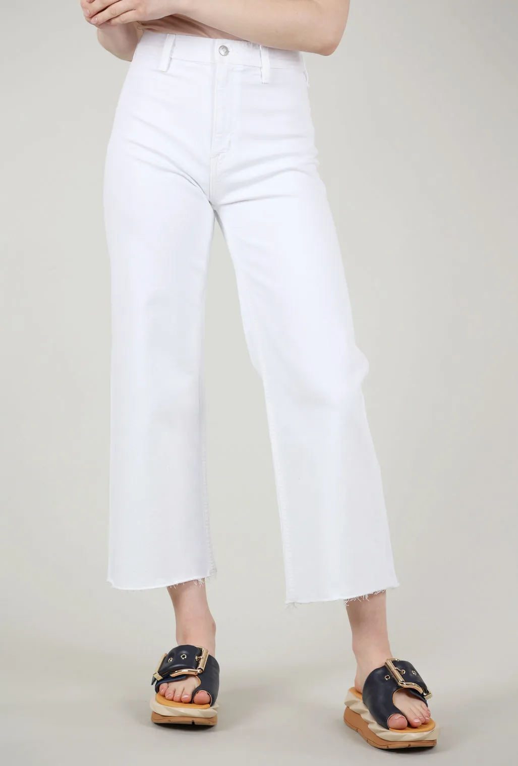 Modern Waist Penny Crop Denim, Blizzard