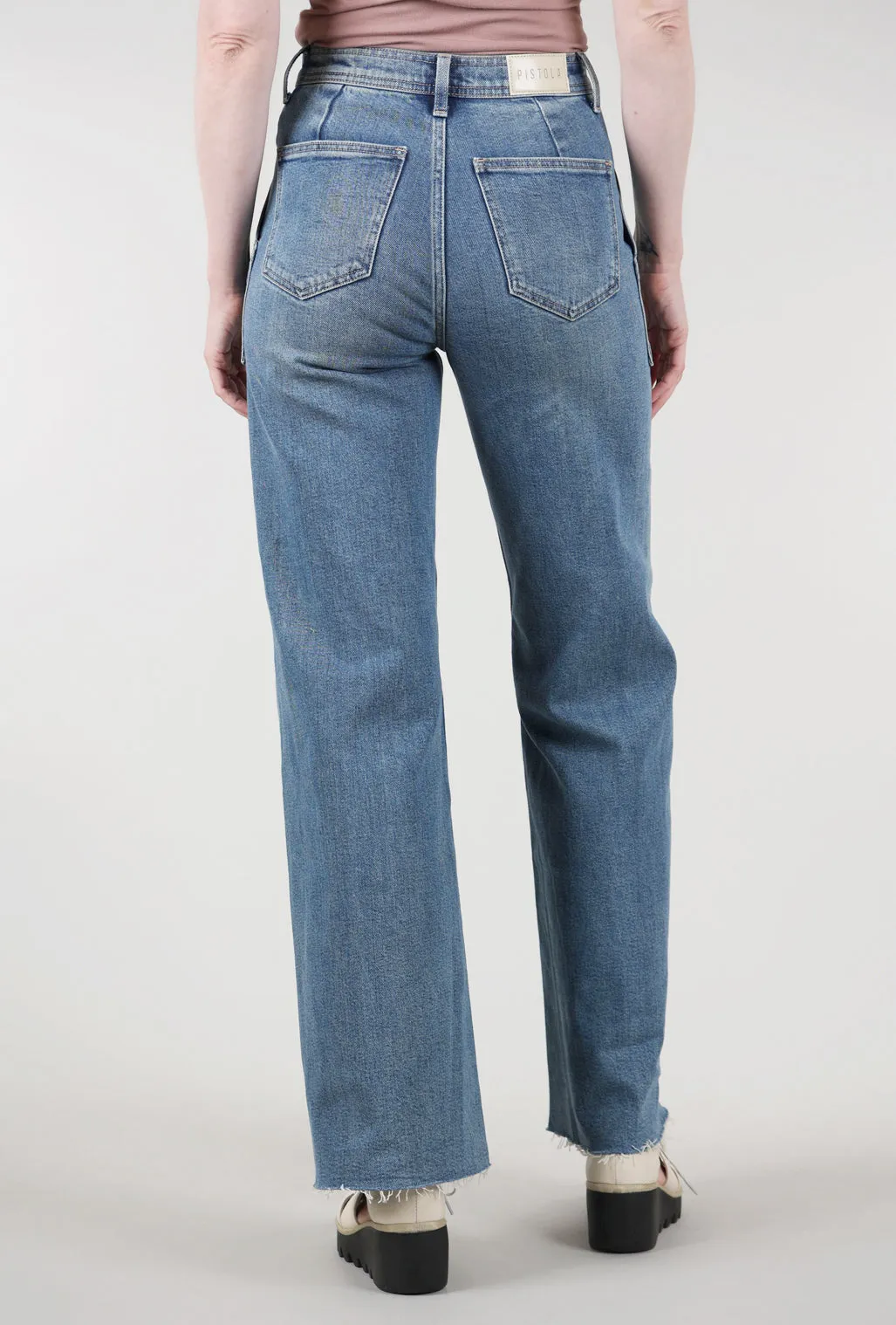 Penny Utility Wide Leg Denim, Canal Casual chic
