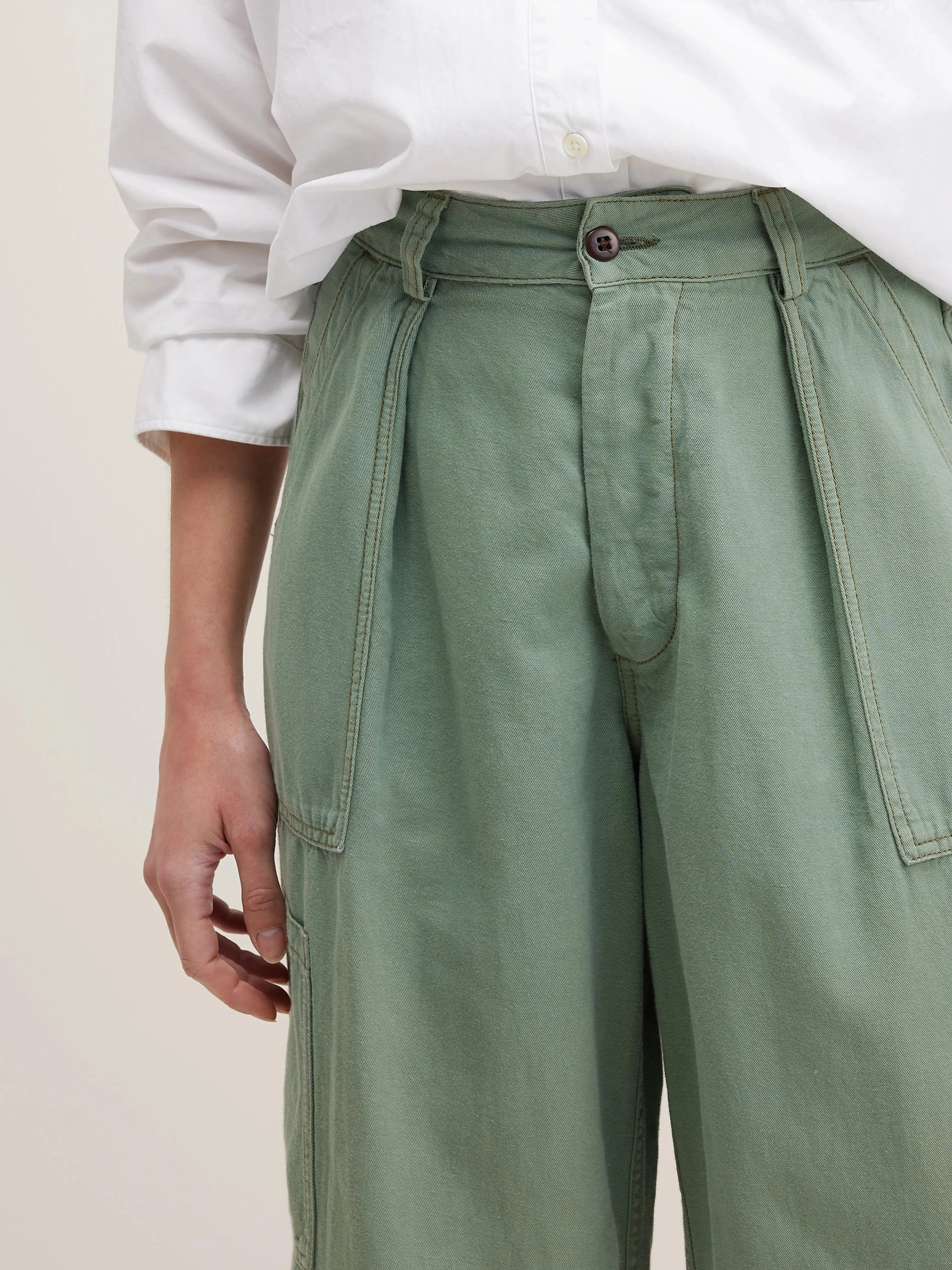 Pepin cargo trousers (242 / W / EUCALYPTUS) Cozy Design