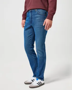 Wrangler River Regular Tapered Mens Jeans - Sundown Blue | Wrangler Jeans | JEANSTORE
