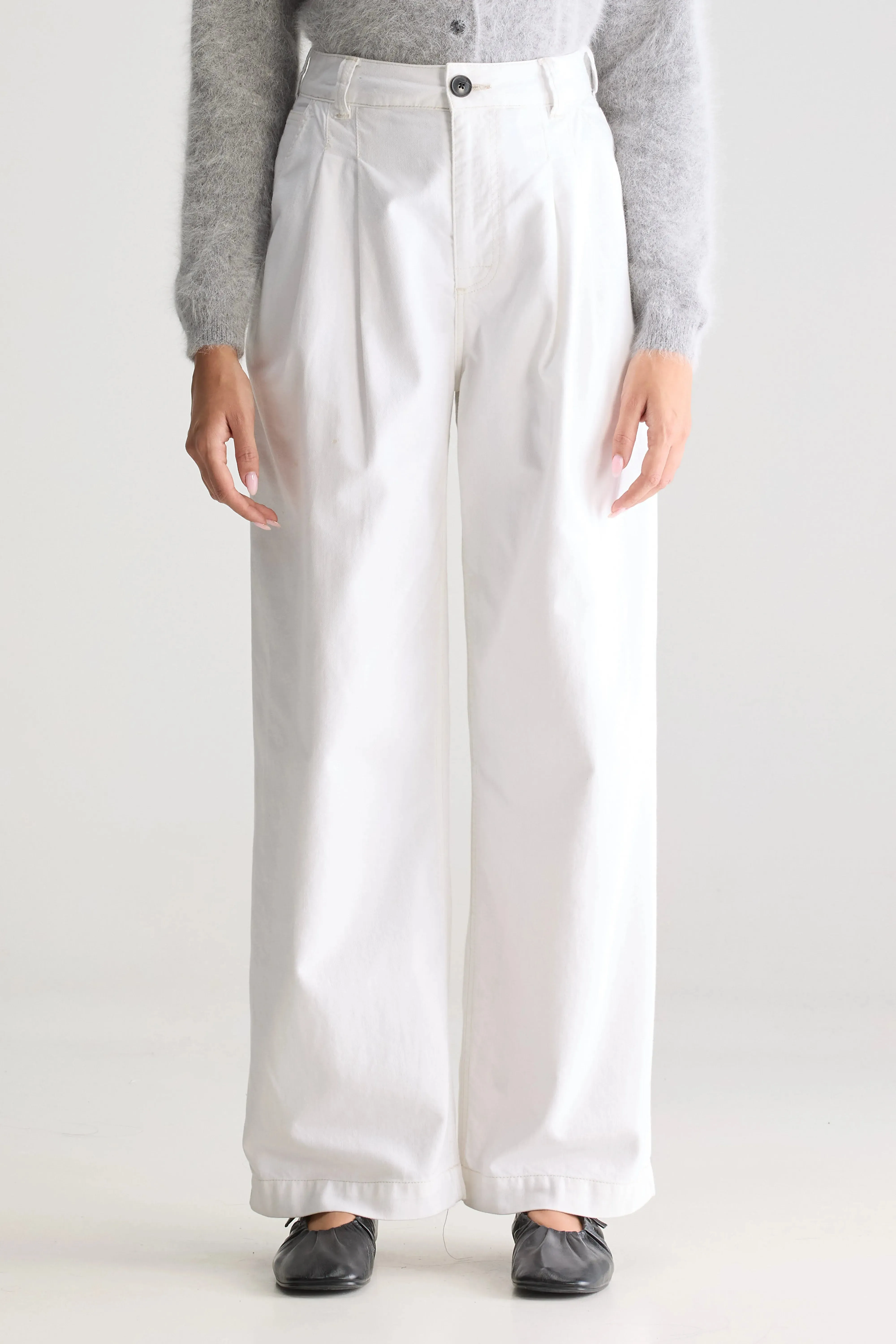 Perfect Design Pristine wide trousers (251 / W / WHITE)