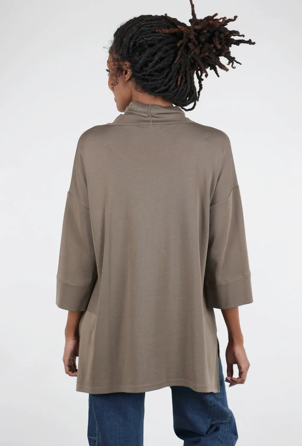 Perfect Knit Fiona Tunic, Chocolate Chip