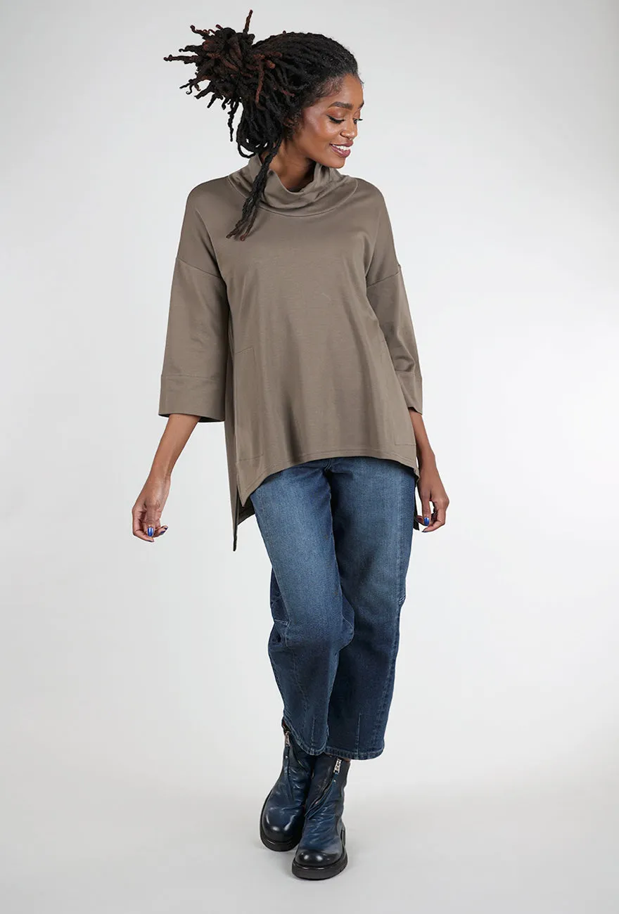 Perfect Knit Fiona Tunic, Chocolate Chip