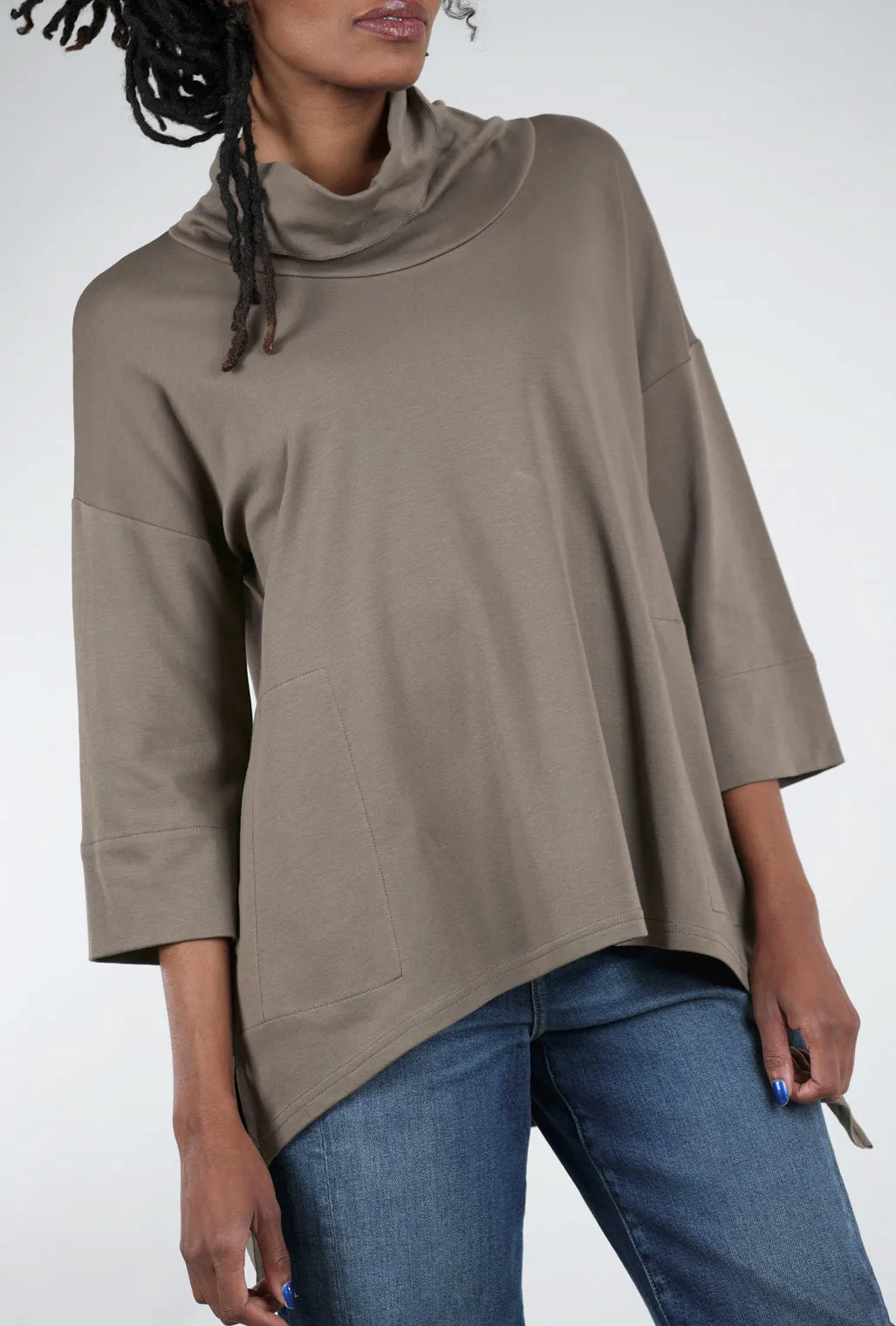Perfect Knit Fiona Tunic, Chocolate Chip