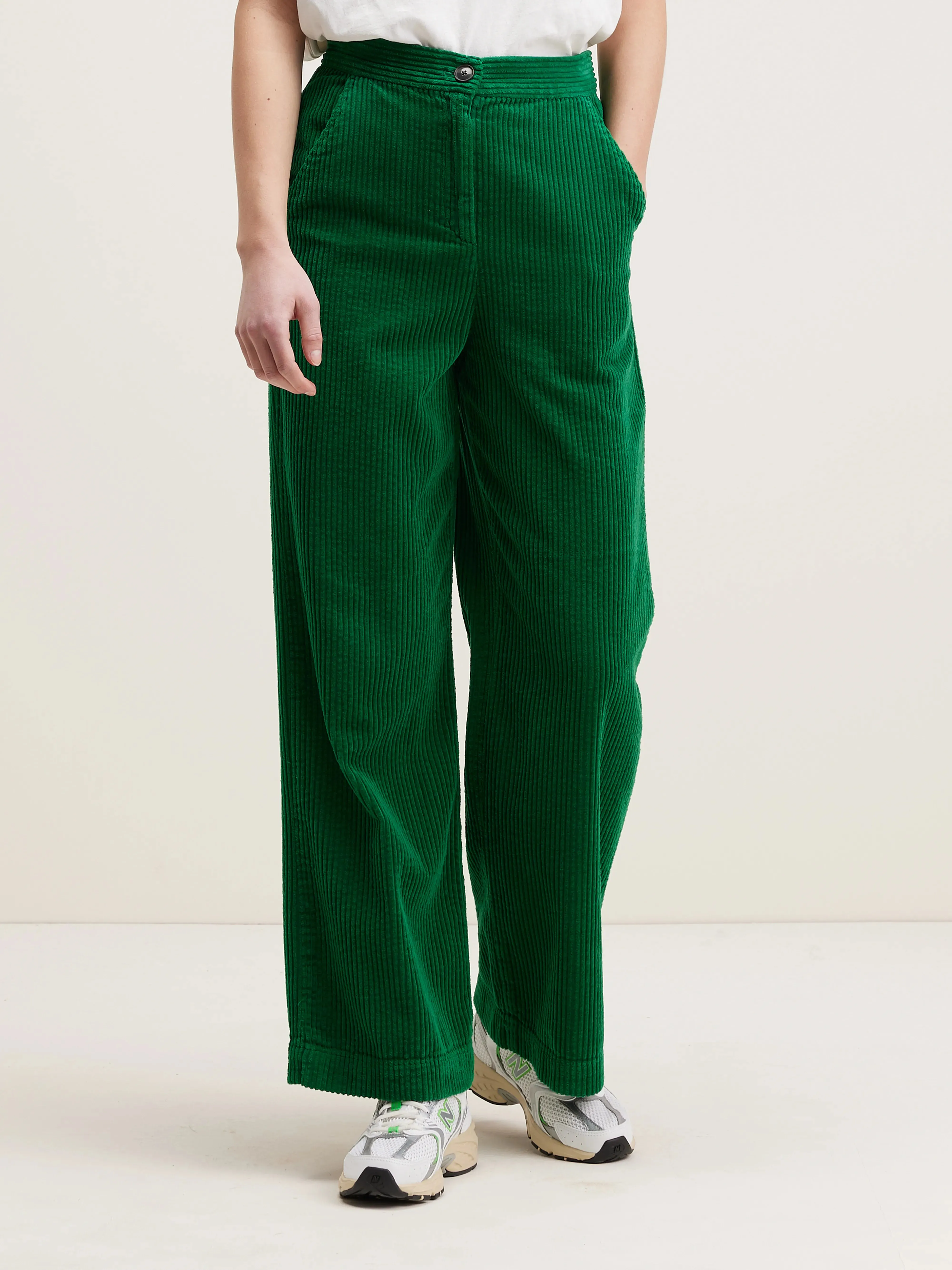 Perfect Look Gabor straight wide trousers (242 / W / CHLOROPHILE)