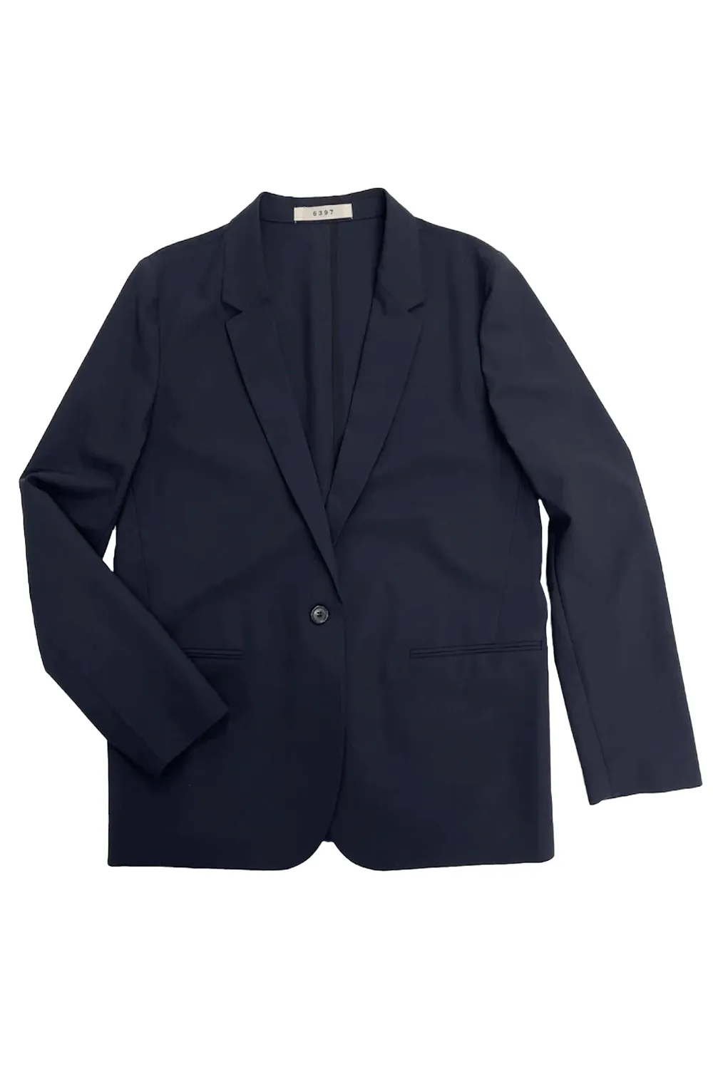 Perfect Navy Blazer Statement Outerwear Faux Fur Collar