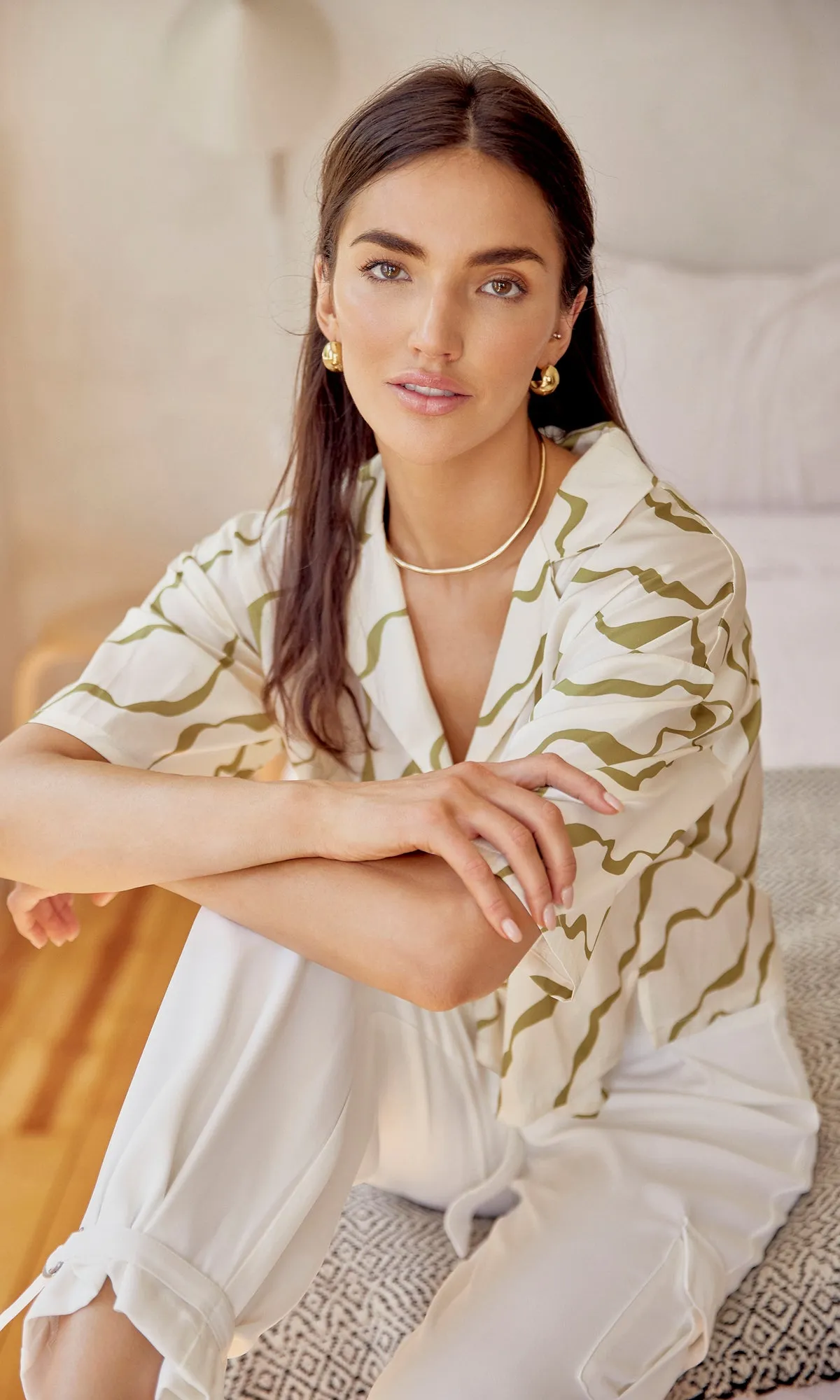Pia Oversized Shirt Blouse Soft Fabrics