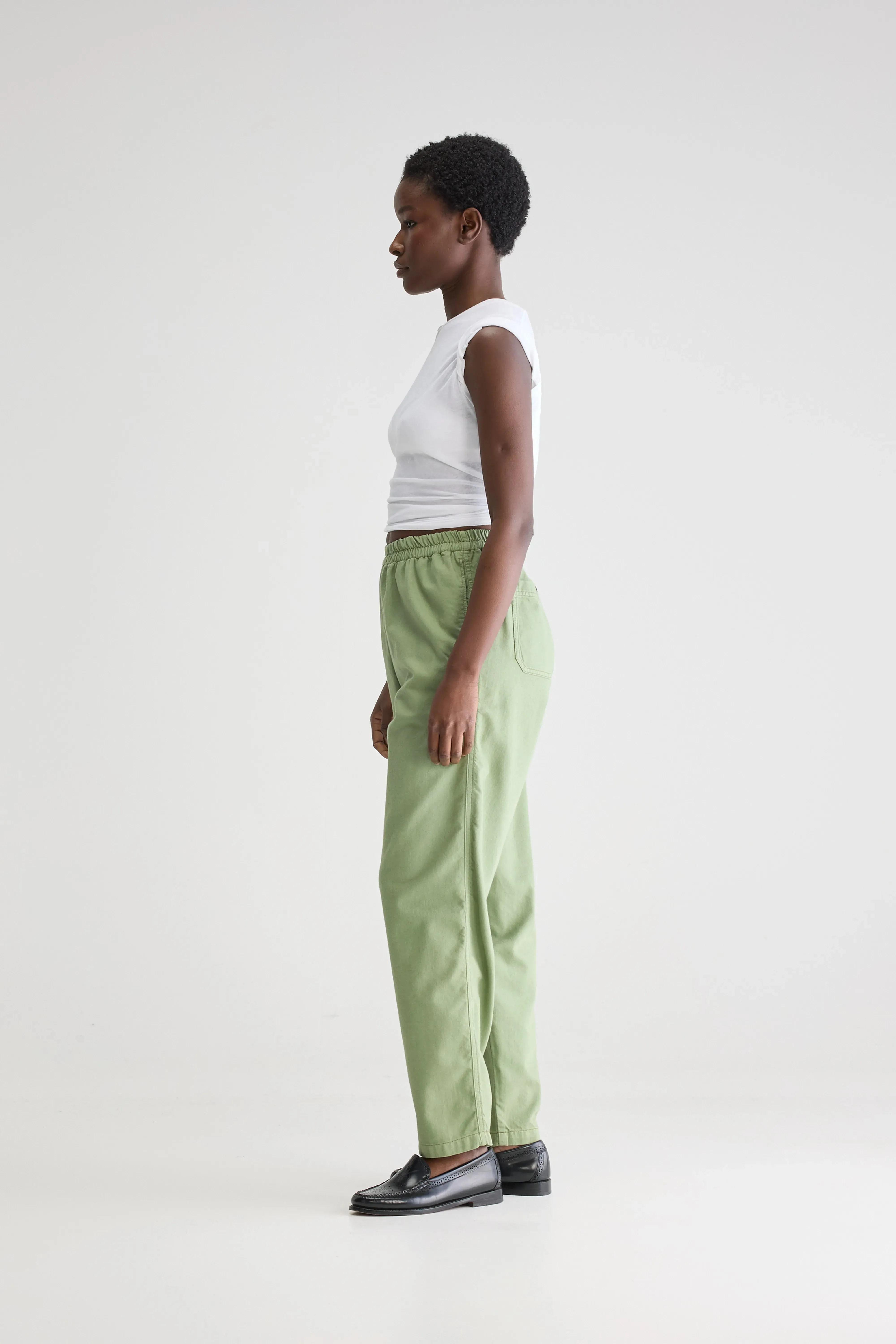 Pierre straight trousers (251 / W / SAUGE) Easy Care