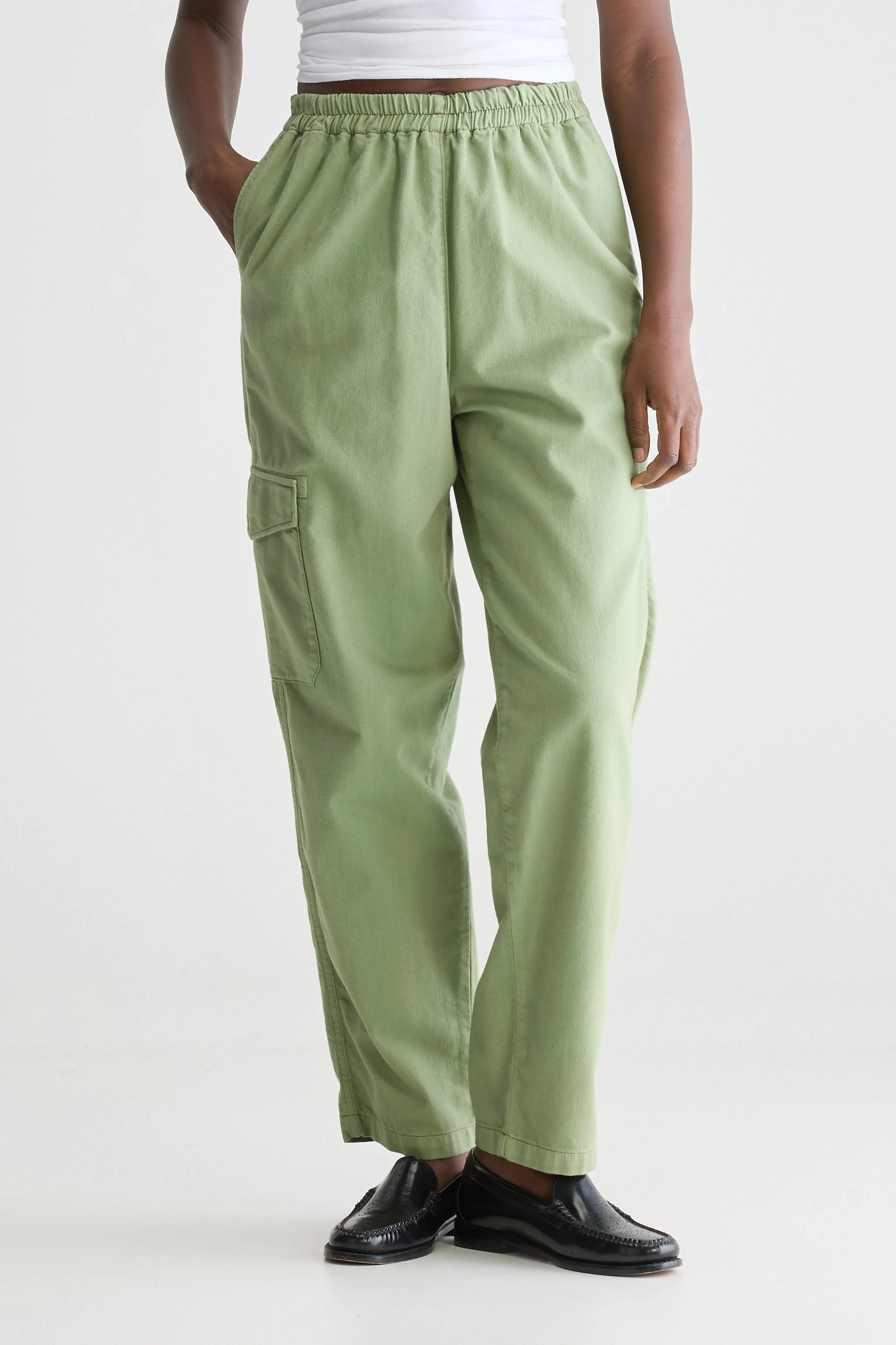 Pierre straight trousers (251 / W / SAUGE) Easy Care