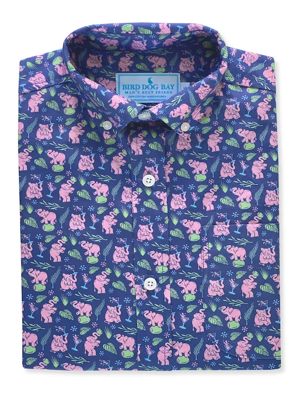 Pink Elephants: Weekender - Navy Comfortable Slimming