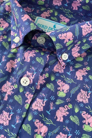 Stylish and Versatile Pink Elephants: Weekender - Navy