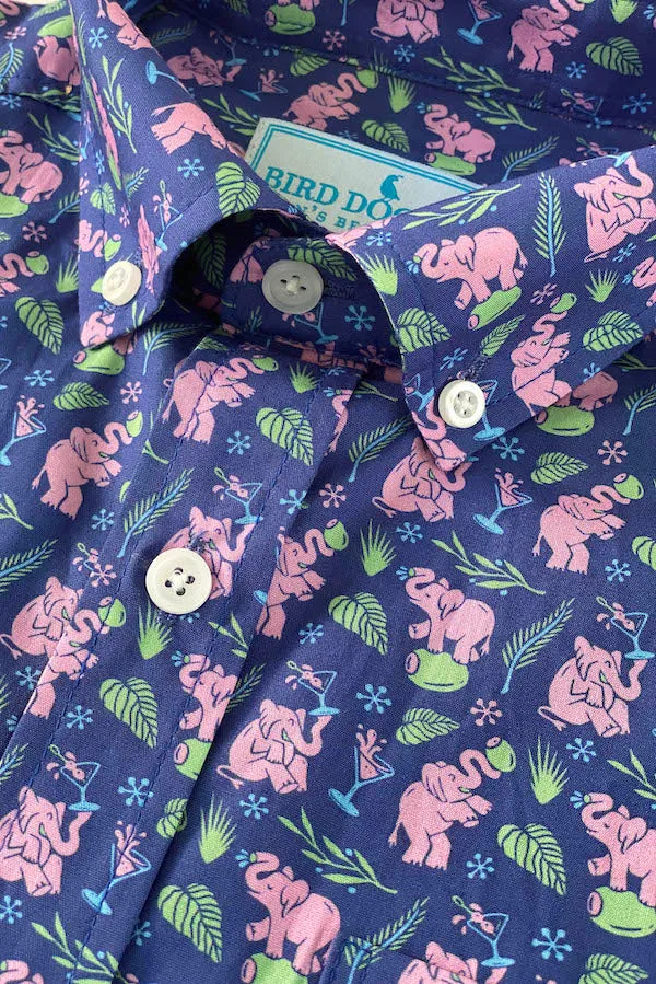 Stylish and Versatile Pink Elephants: Weekender - Navy