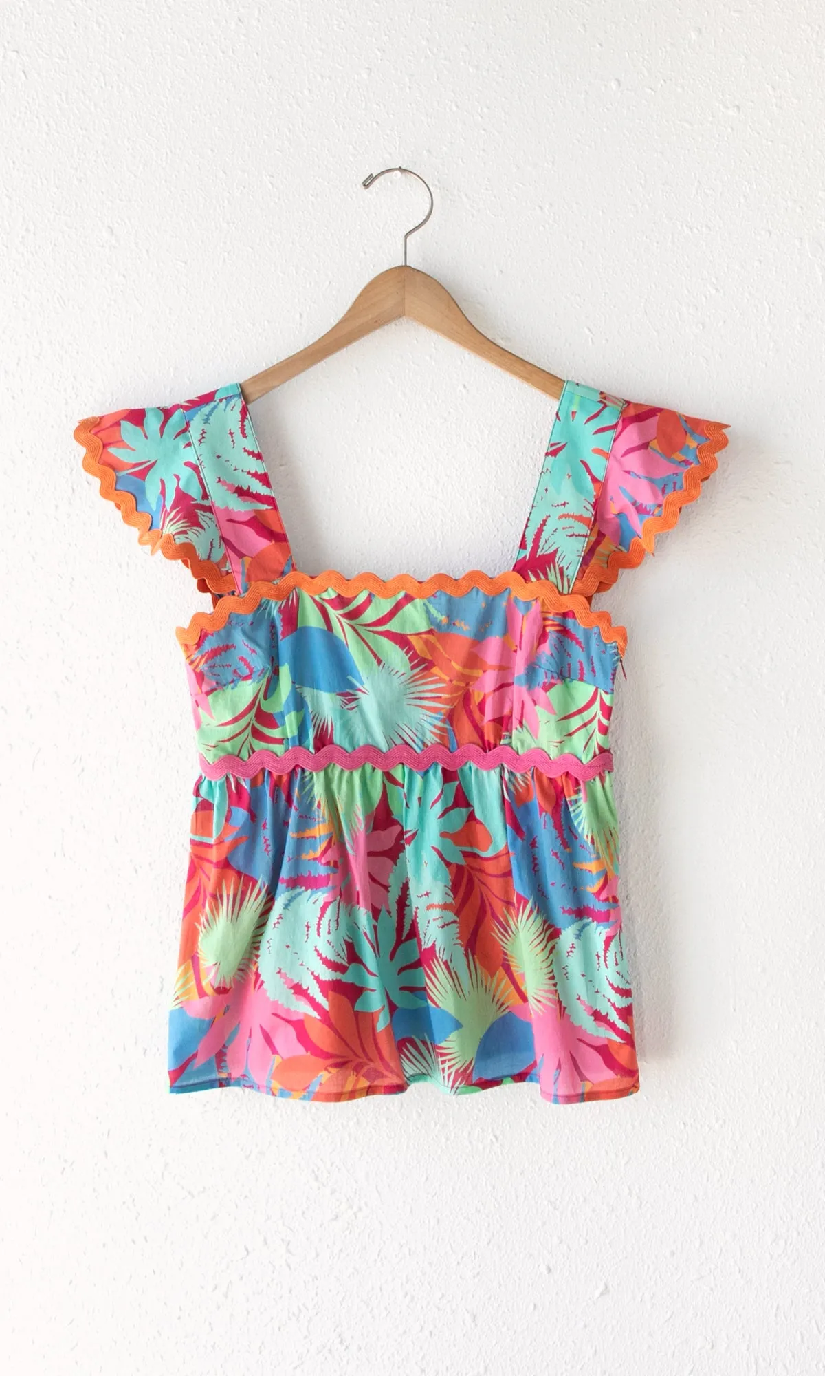 Playful Style Skyler Ruffled Sleeve Top