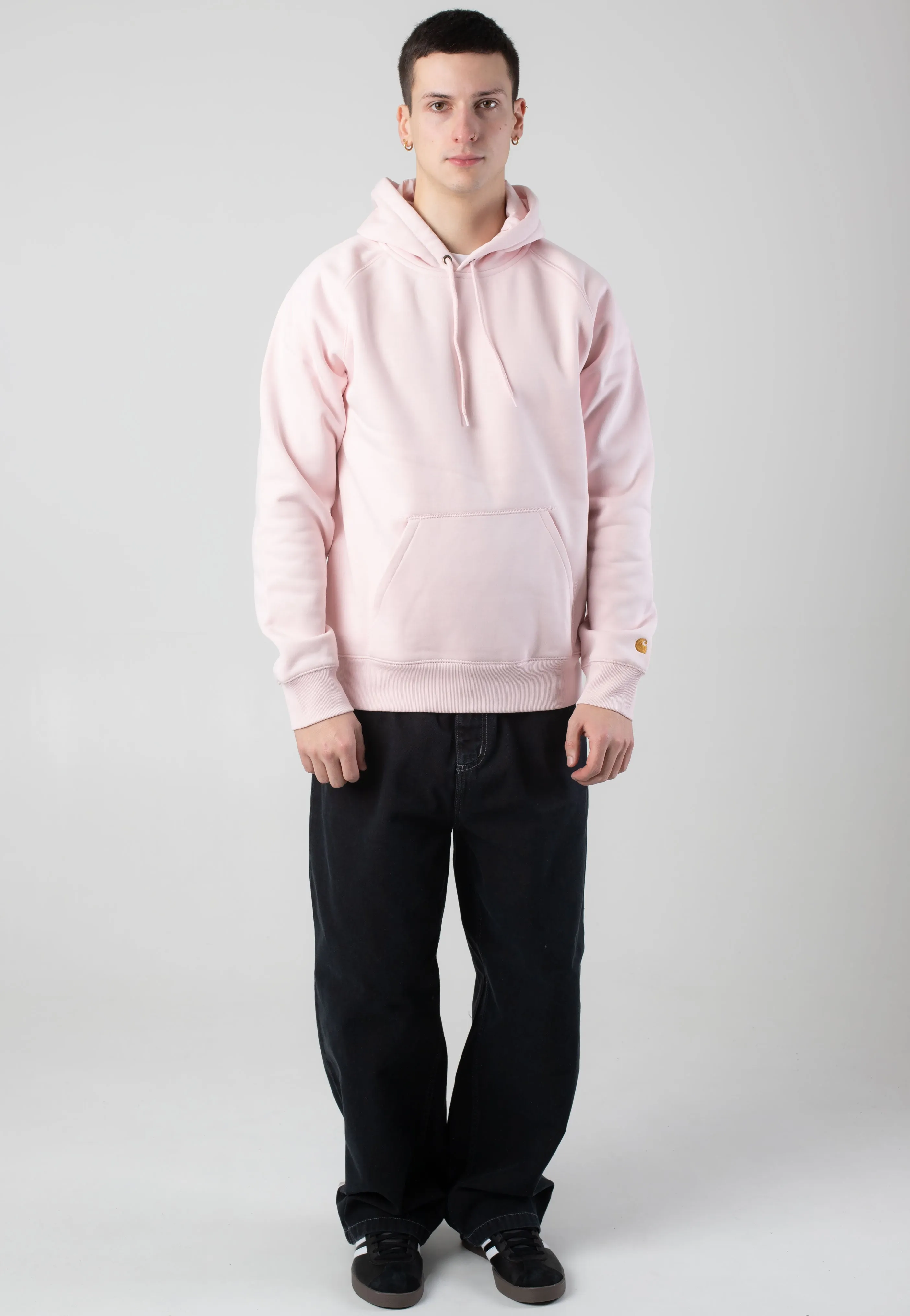 Carhartt WIP - Hooded Chase Air Pink/Gold - Hoodie City Motion