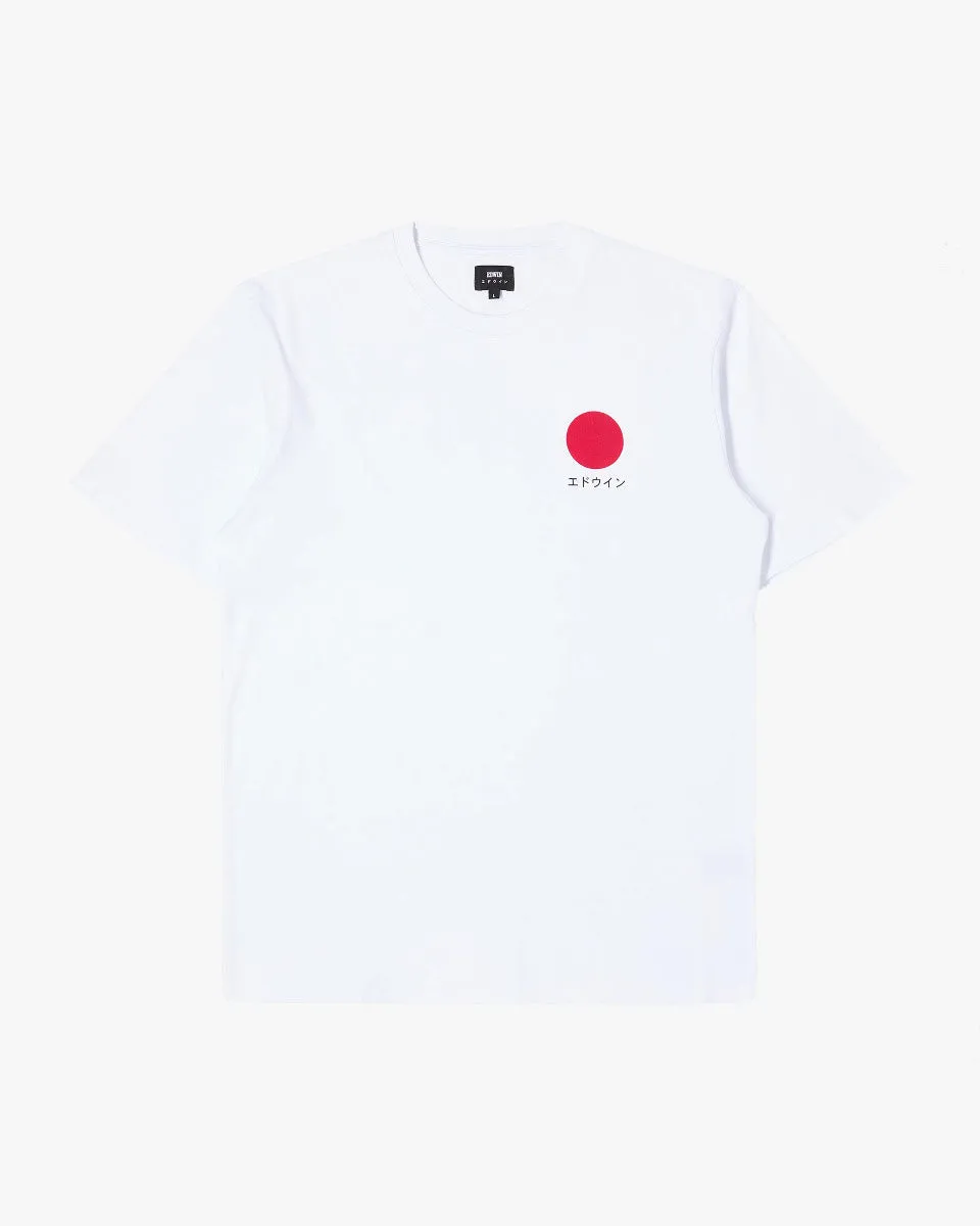 Edwin Japanese Sun Tee - White | Edwin T Shirts | JEANSTORE