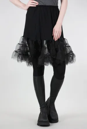 Tutu Layer Skirt, Black Maximalist look