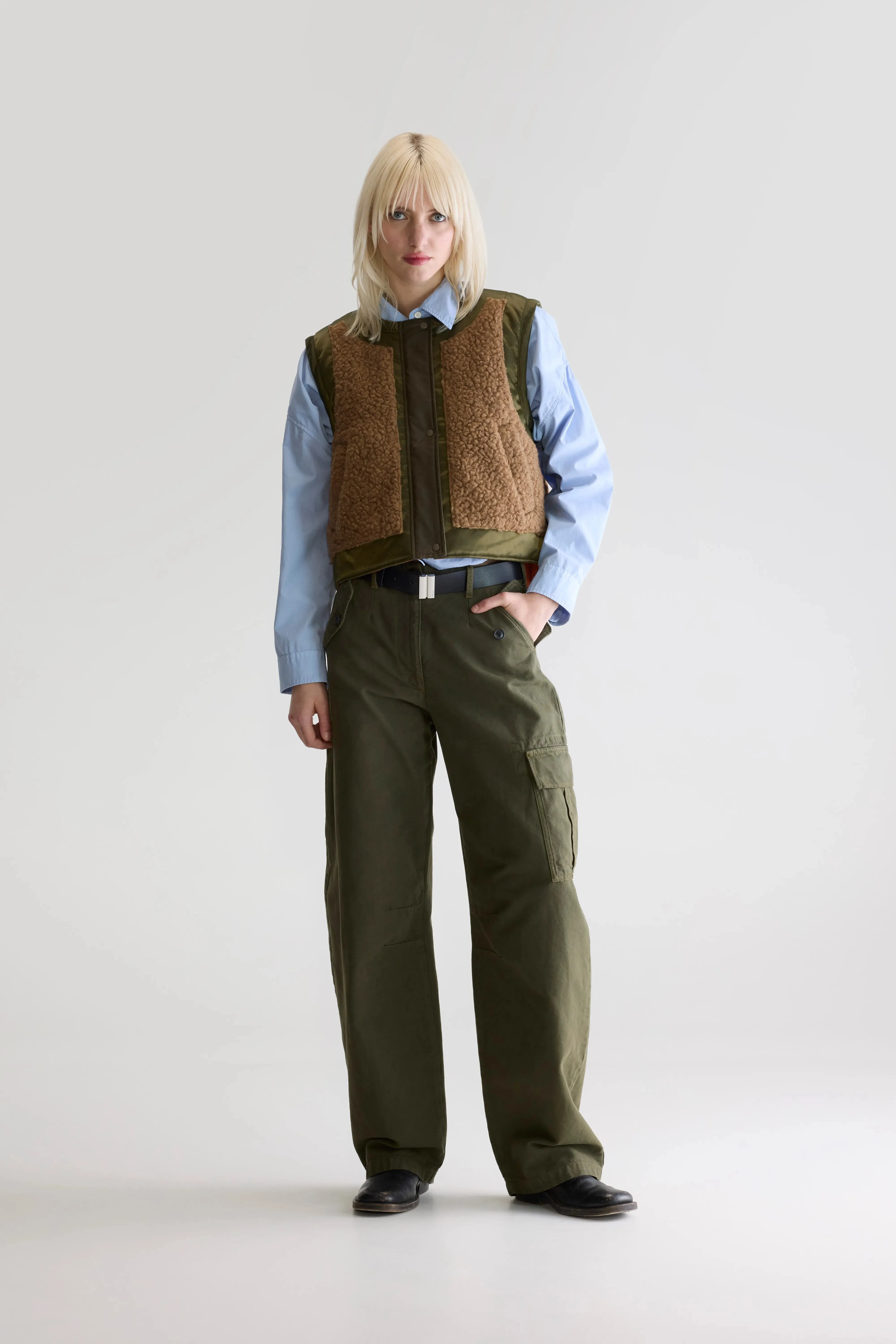 Polyester Blend Jensa sleeveless jacket (252 / W / COMBO A)