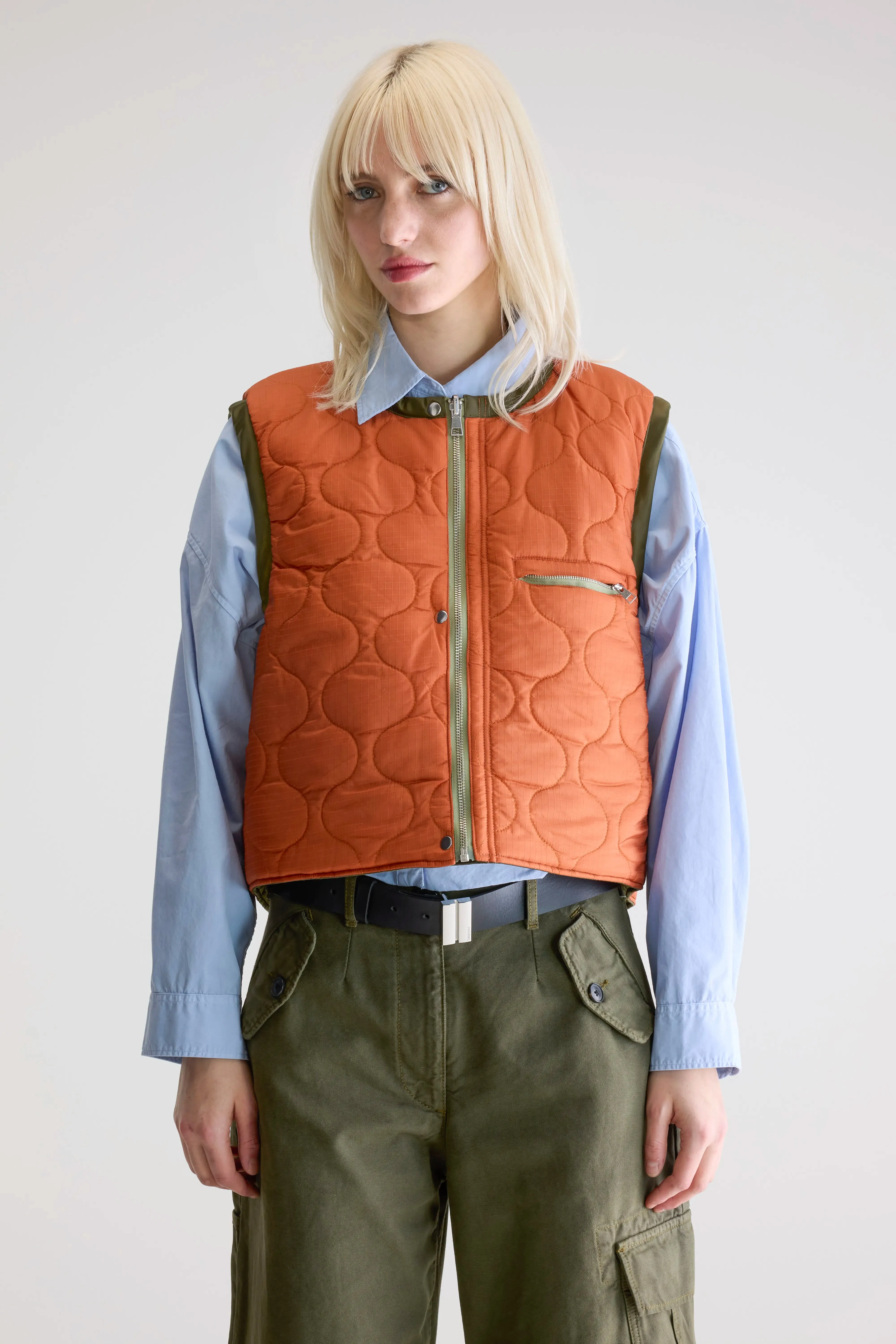 Polyester Blend Jensa sleeveless jacket (252 / W / COMBO A)