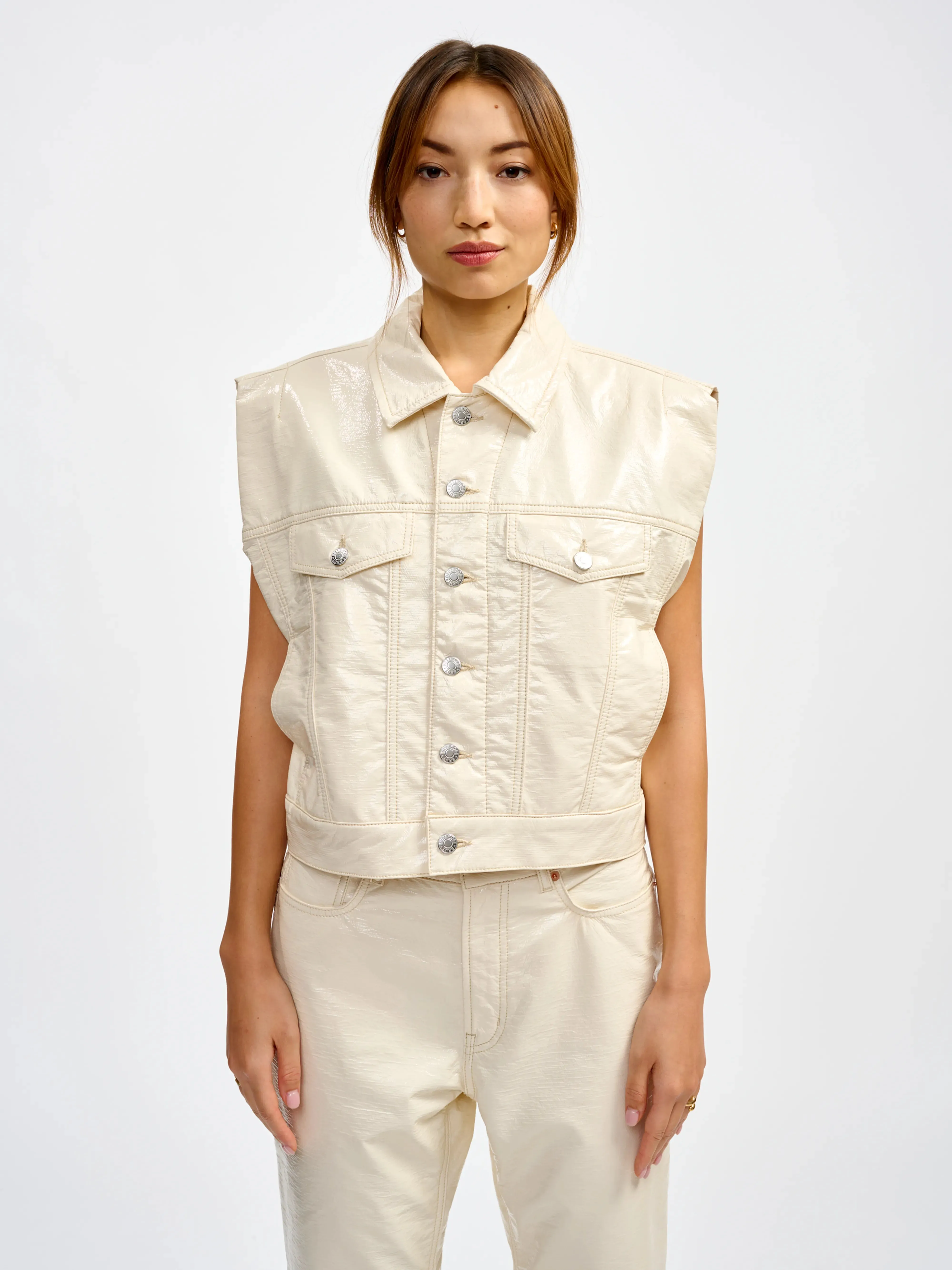 ponk overshirt (241 / W / SHELL) Protective Clean Look