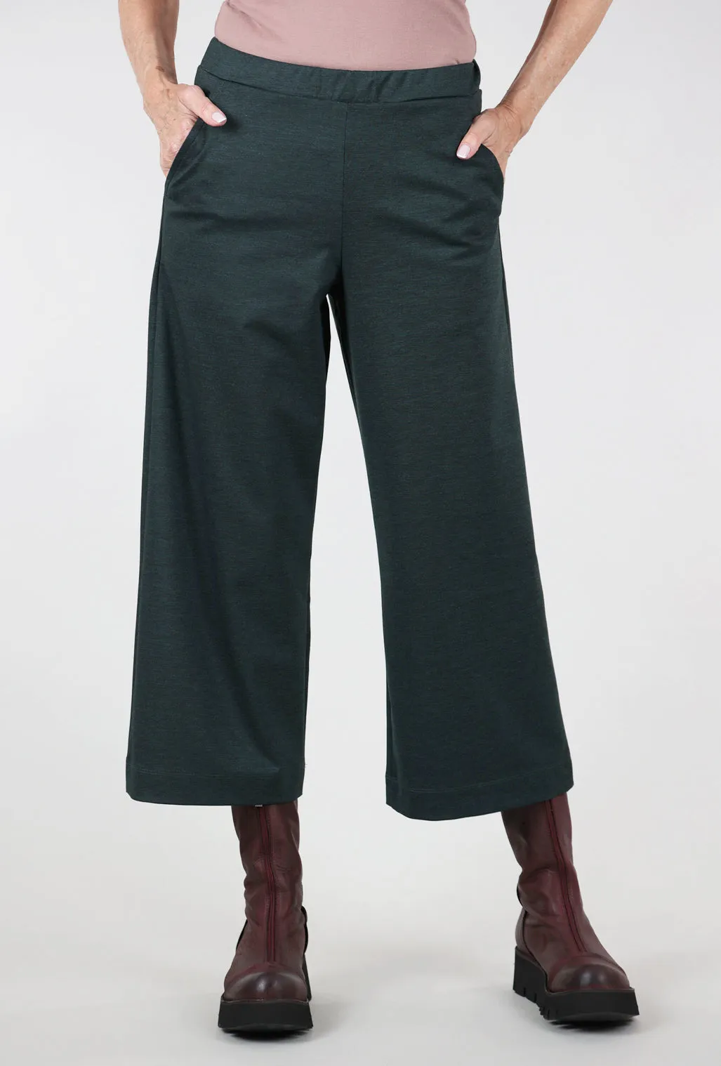 Layer Essential Ponte Flare Pant, Forest