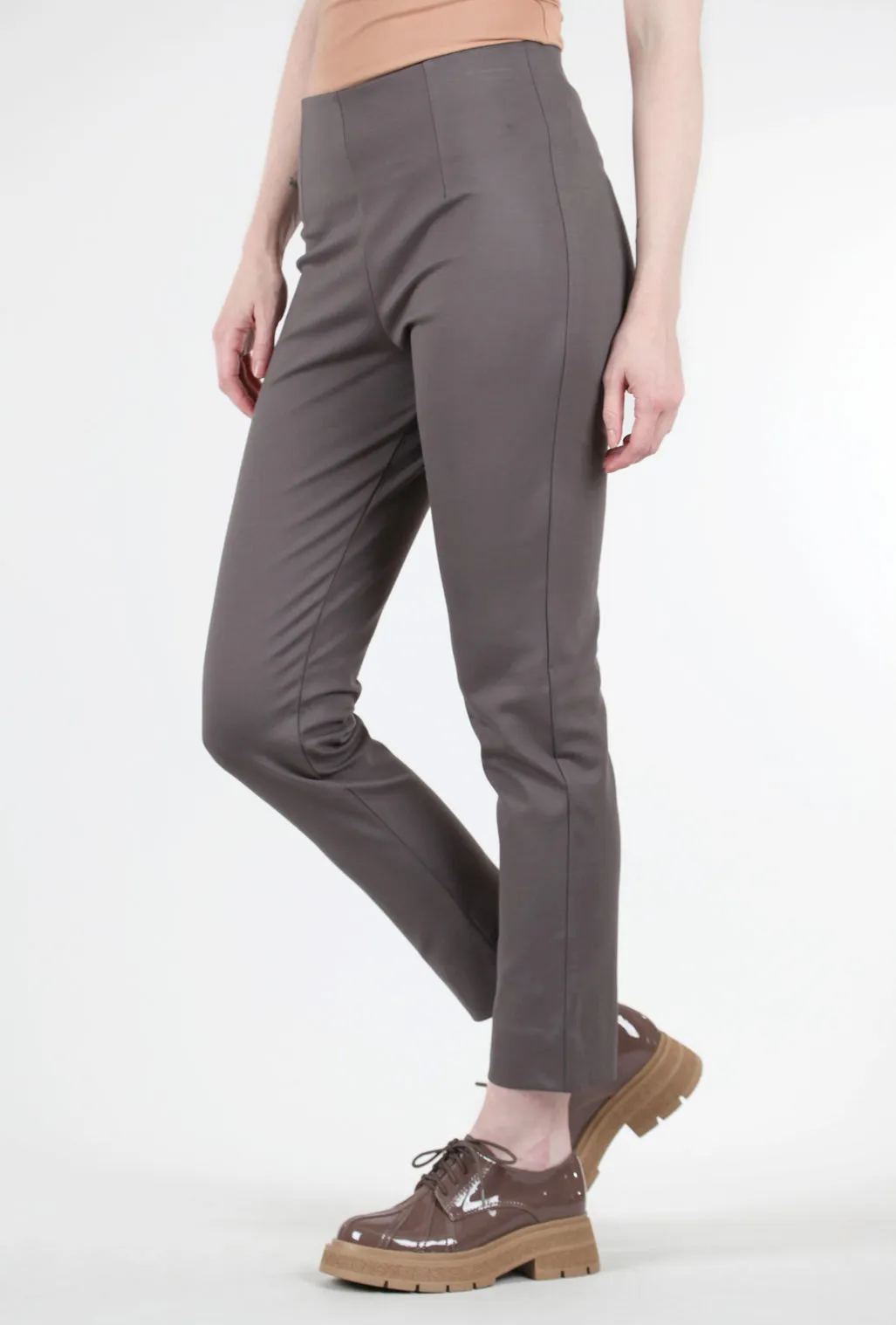 Ponte Knit Zani Pant, Taupe Daily Fit