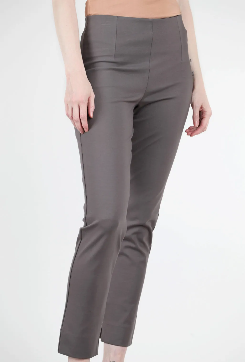 Ponte Knit Zani Pant, Taupe Daily Fit