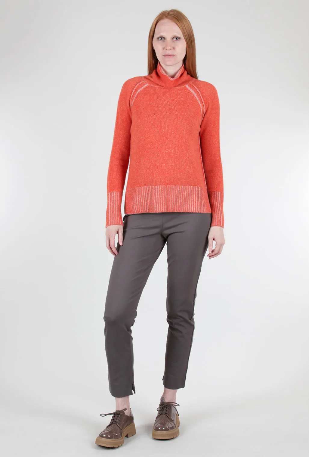 Ponte Knit Zani Pant, Taupe Daily Fit