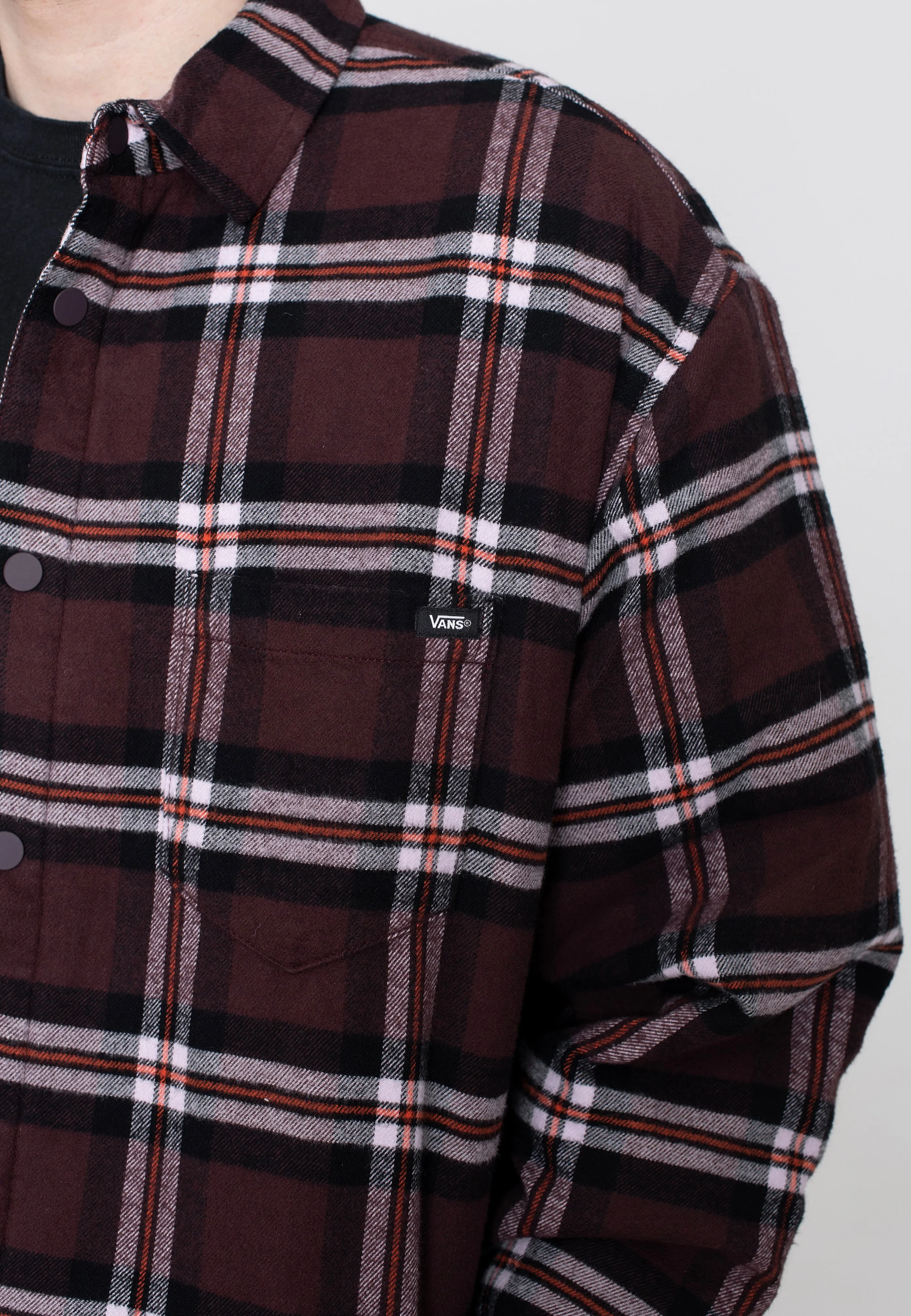 Popular Style Vans - Kesler L/S Woven Fudge/Lavender Frost - Jacket
