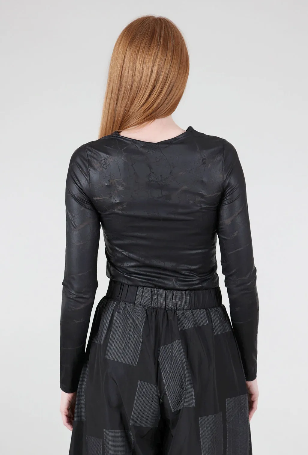 Positive - uplifting Mika Top, Black Thunder