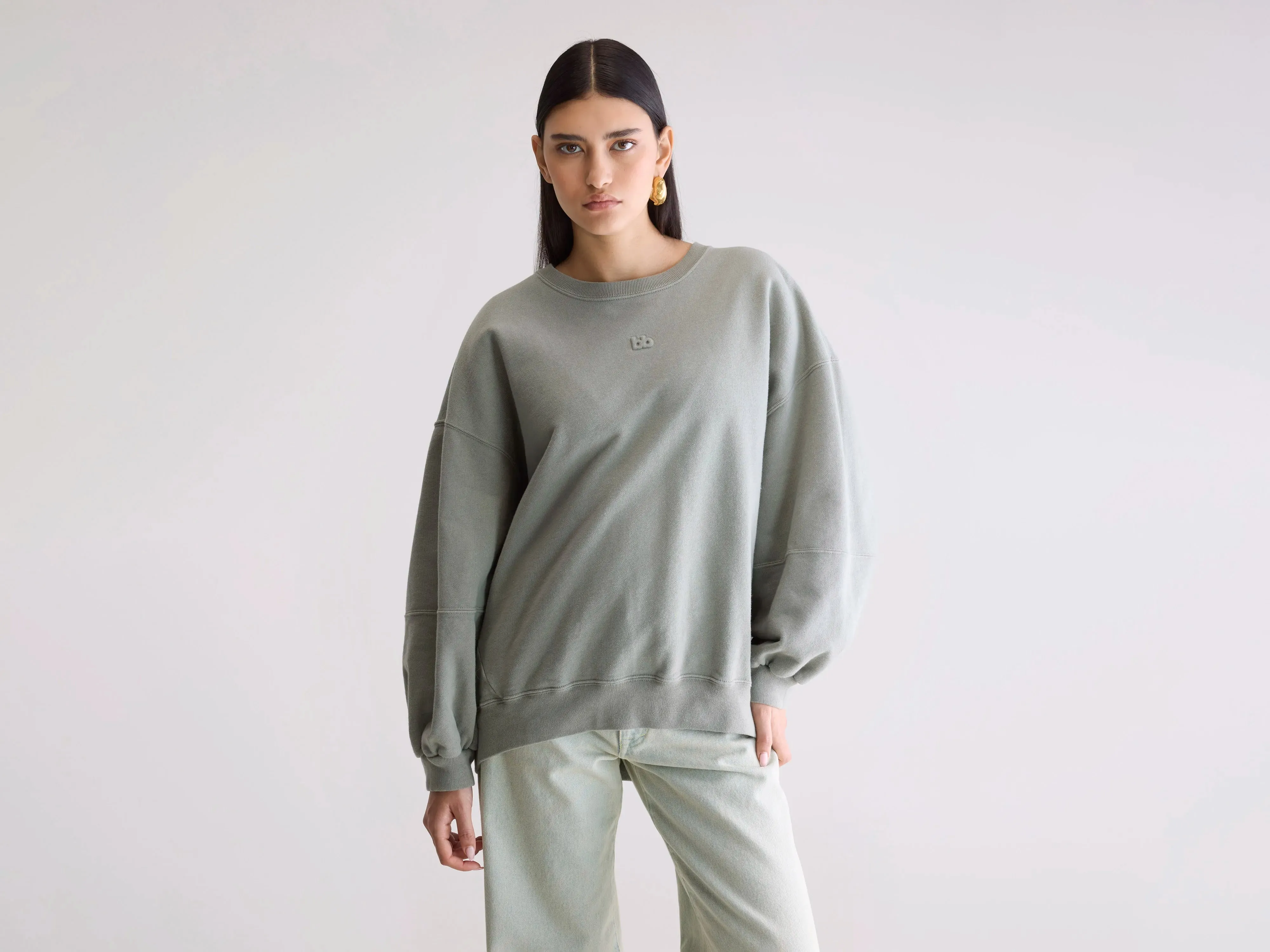 product marketing Trig crewneck sweatshirt (252 / W / MERCURY)