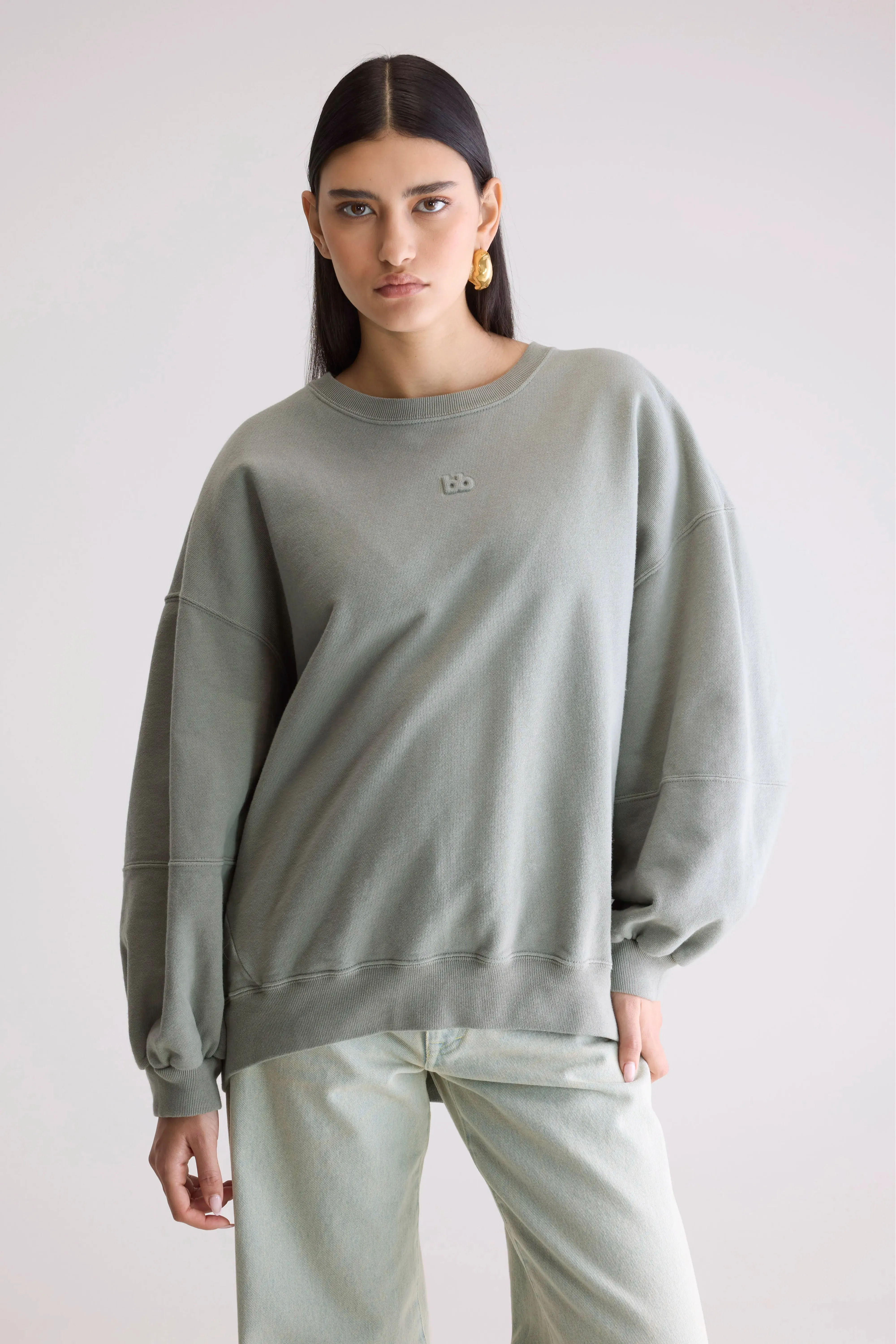 Practical items Trig crewneck sweatshirt (252 / W / MERCURY)