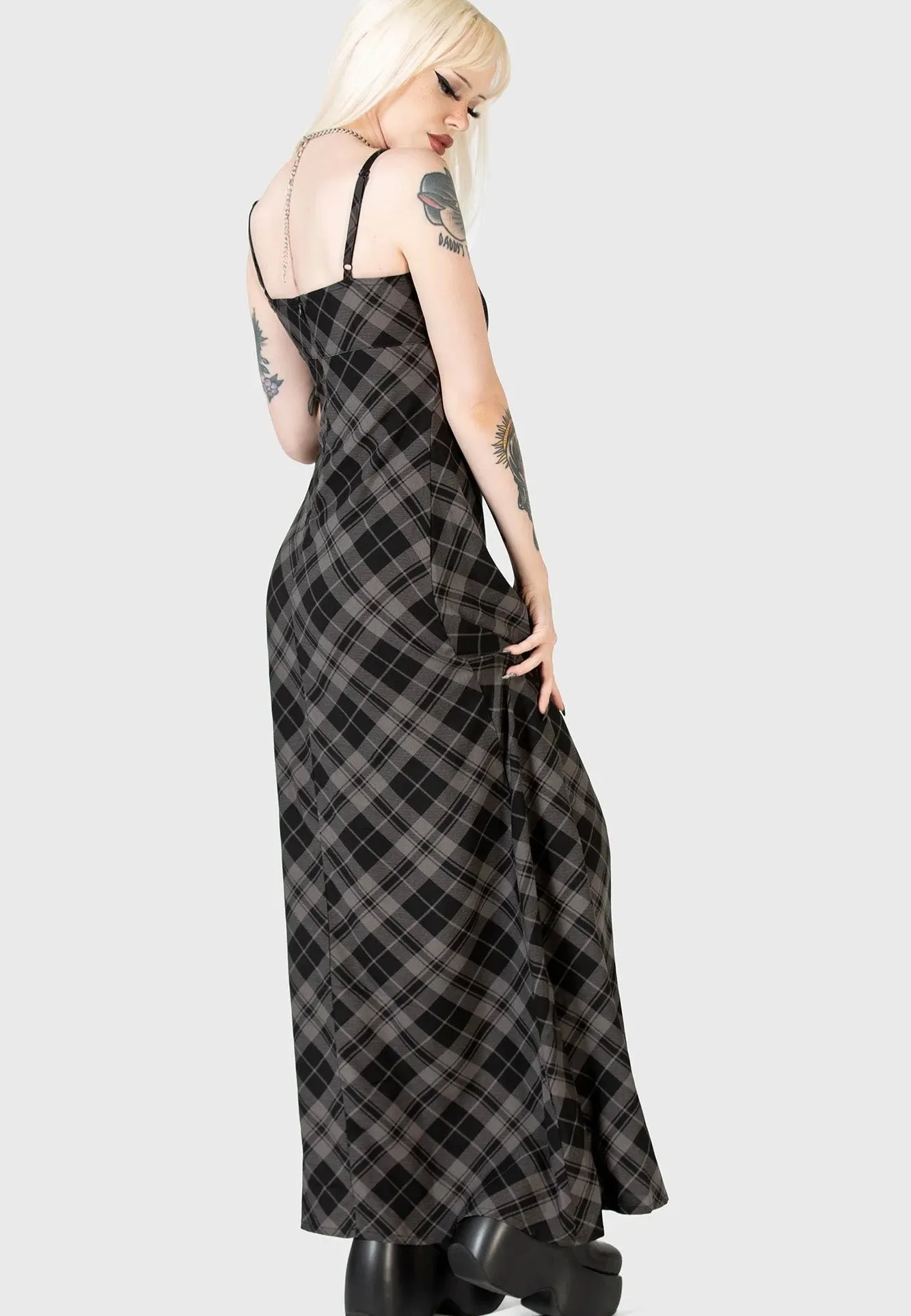 Premium Apparel Killstar - Alwina Maxi Grey - Dress
