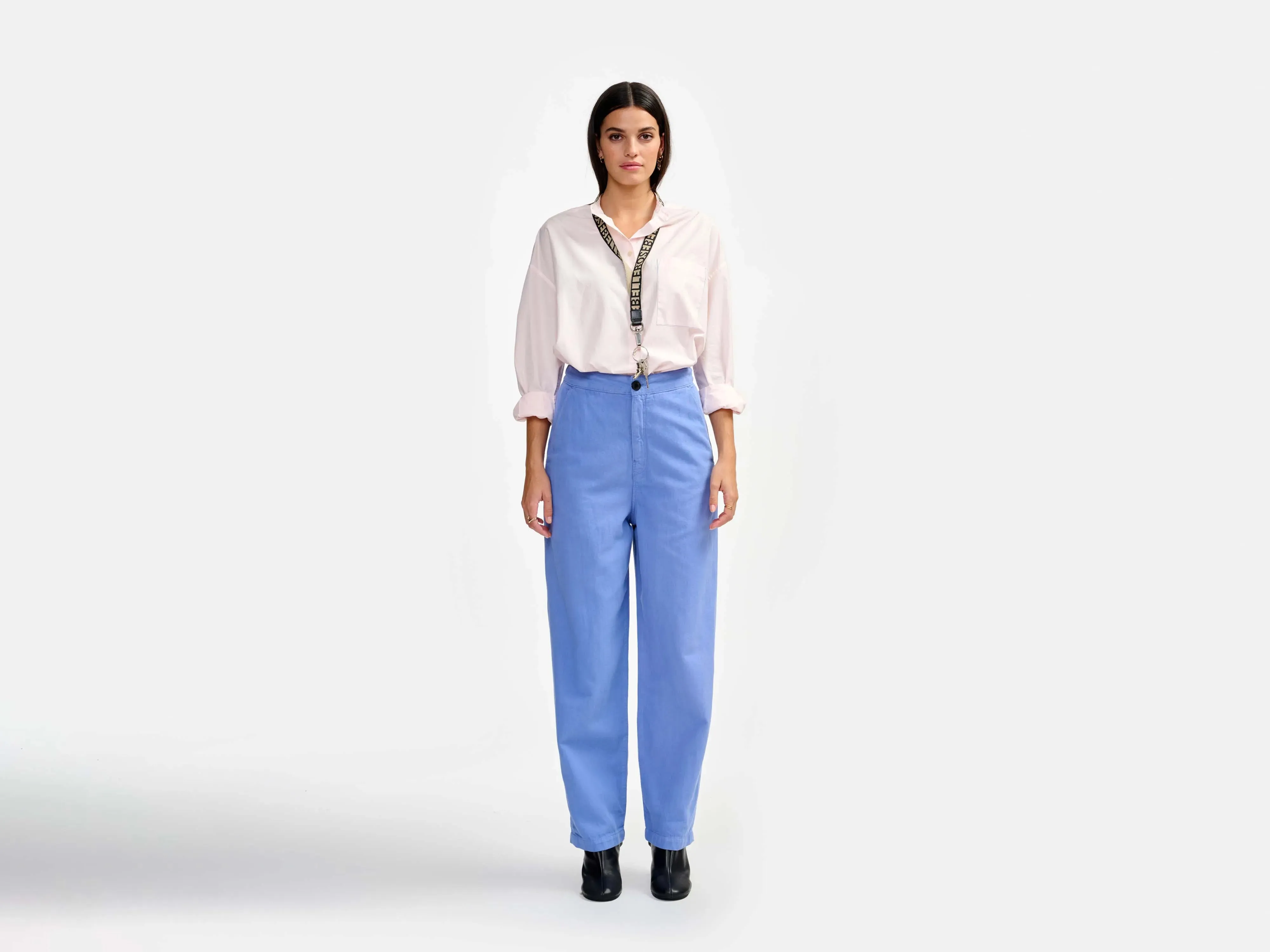 pasop trousers (241 / W / WINTERBLUE) Office Chic Basic Stretch