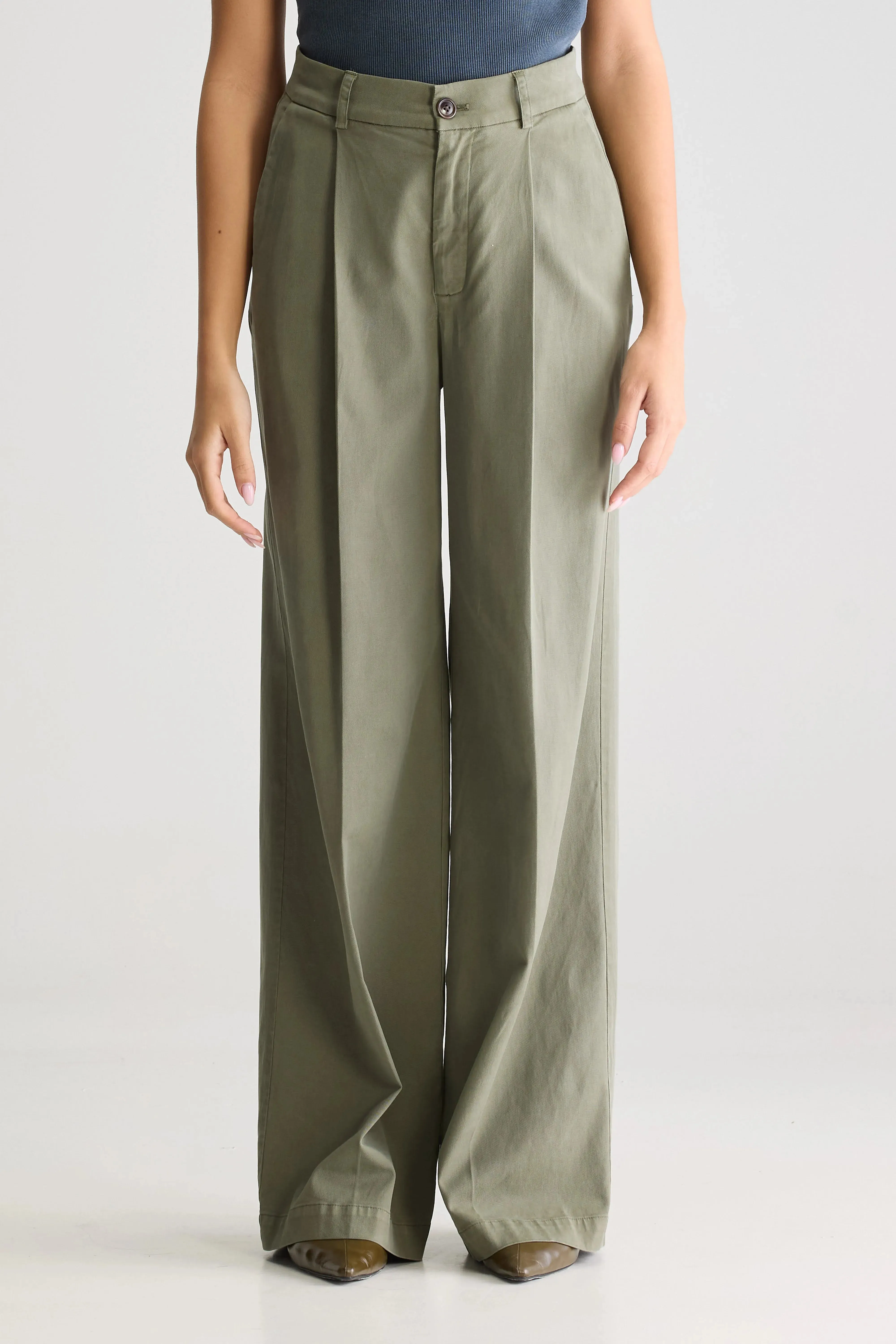 Premium Comfort Viktor formal trousers (251 / W / DUSTY OLIVE)