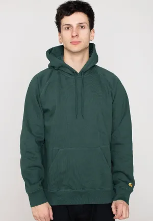 Carhartt WIP - Hooded Chase Discovery Green/Gold - Hoodie Sports Apparel