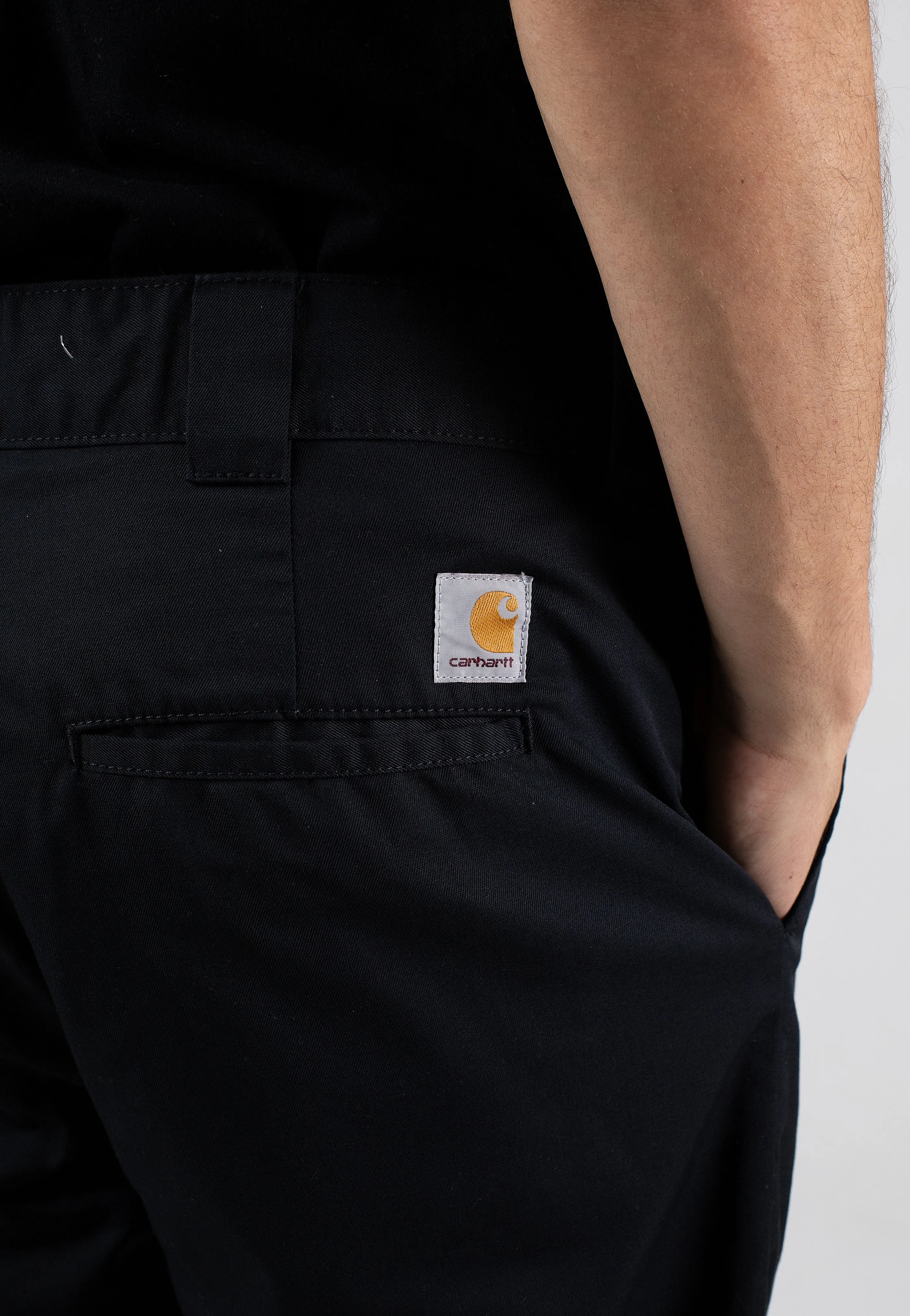Premium Material Carhartt WIP - Craft Rinsed Black - Pants