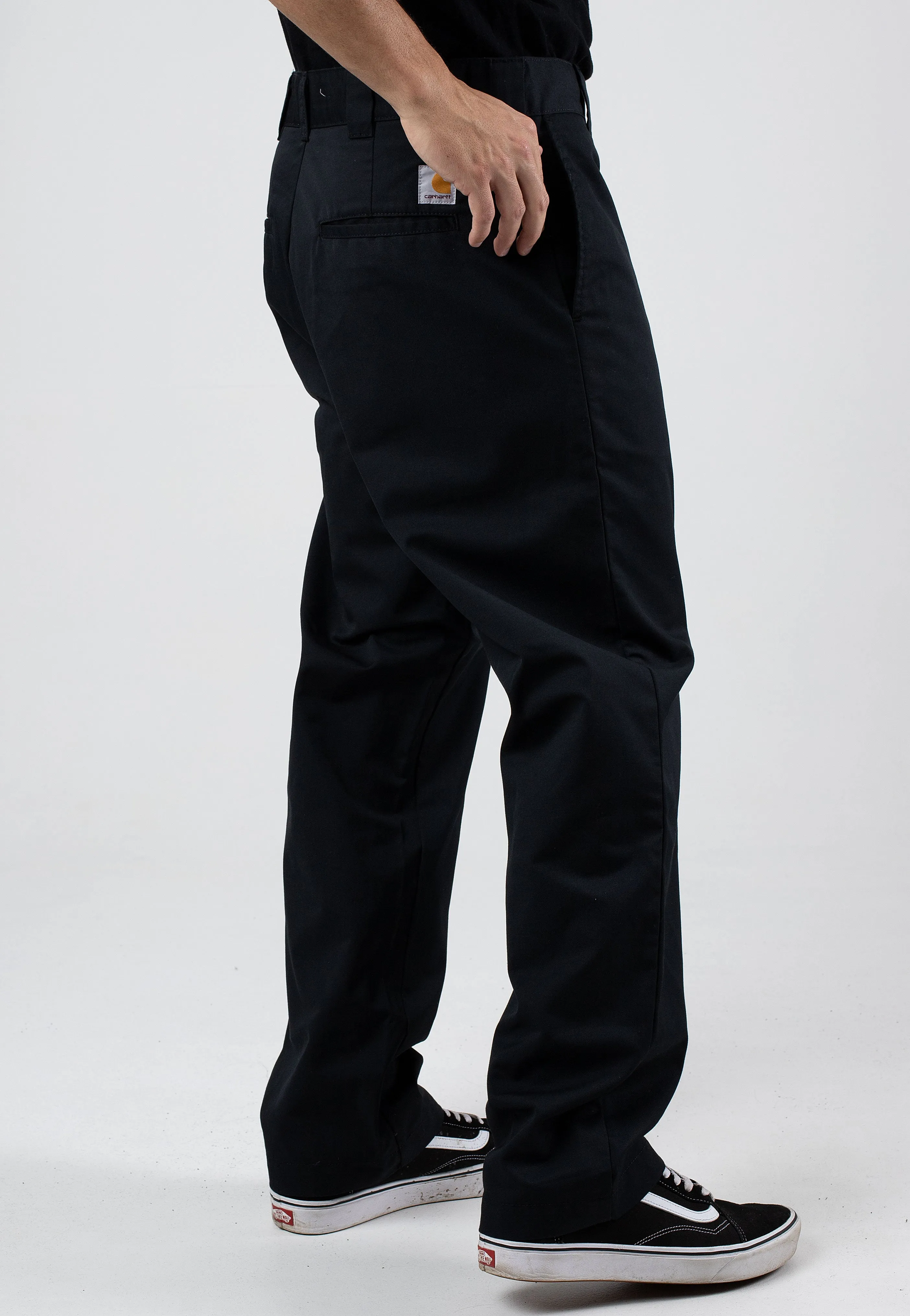 Premium Material Carhartt WIP - Craft Rinsed Black - Pants