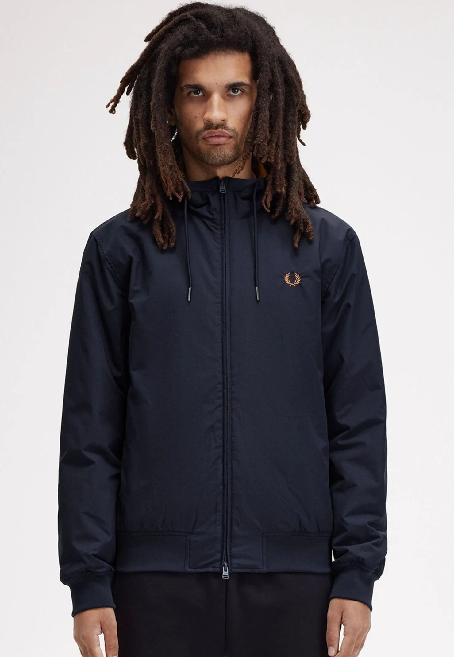Premium Material Fred Perry - The Hooded Brentham Navy - Jacket
