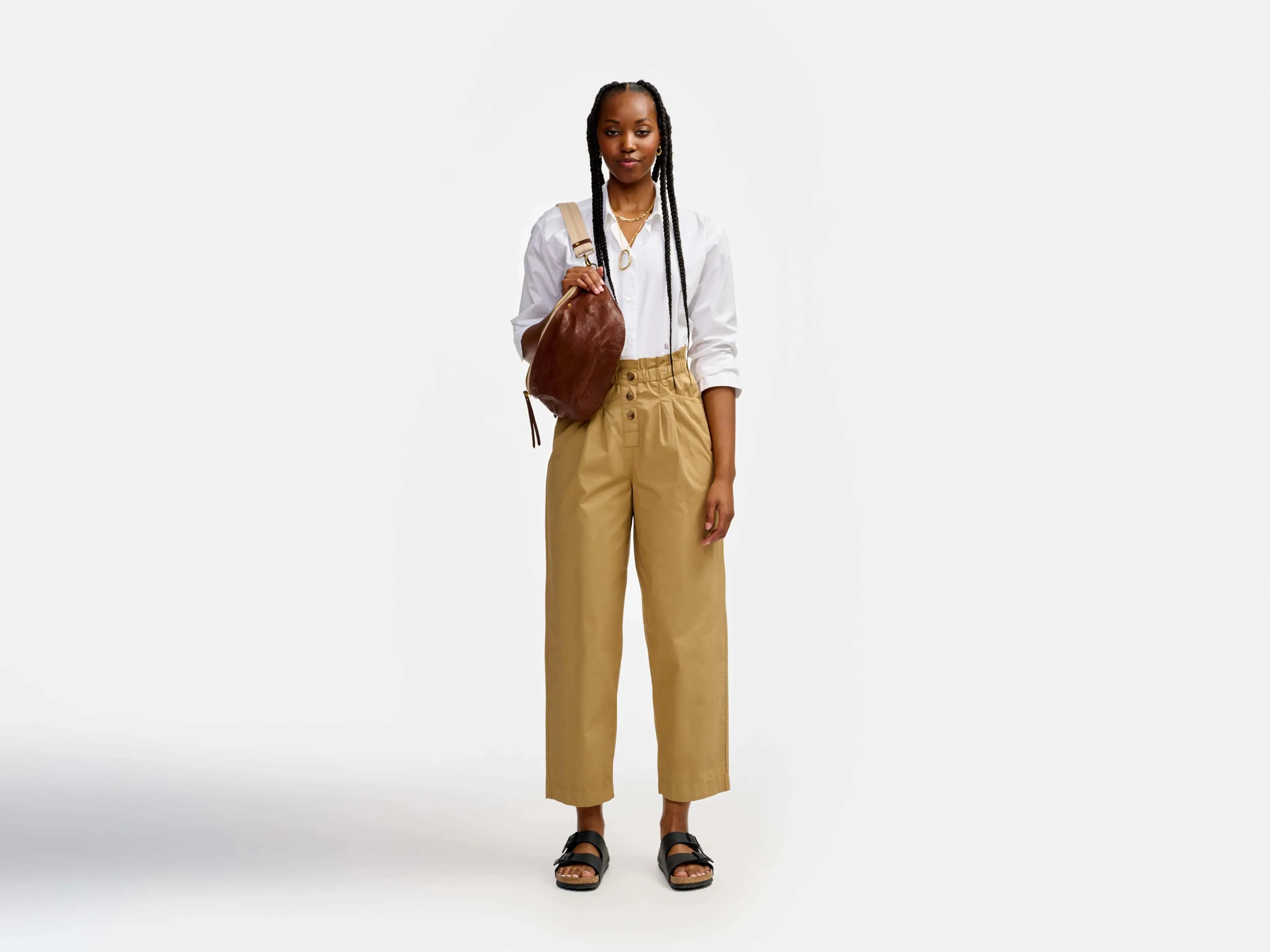 Relax Fit Water-resistant lilow trousers (241 / W / CLAY)
