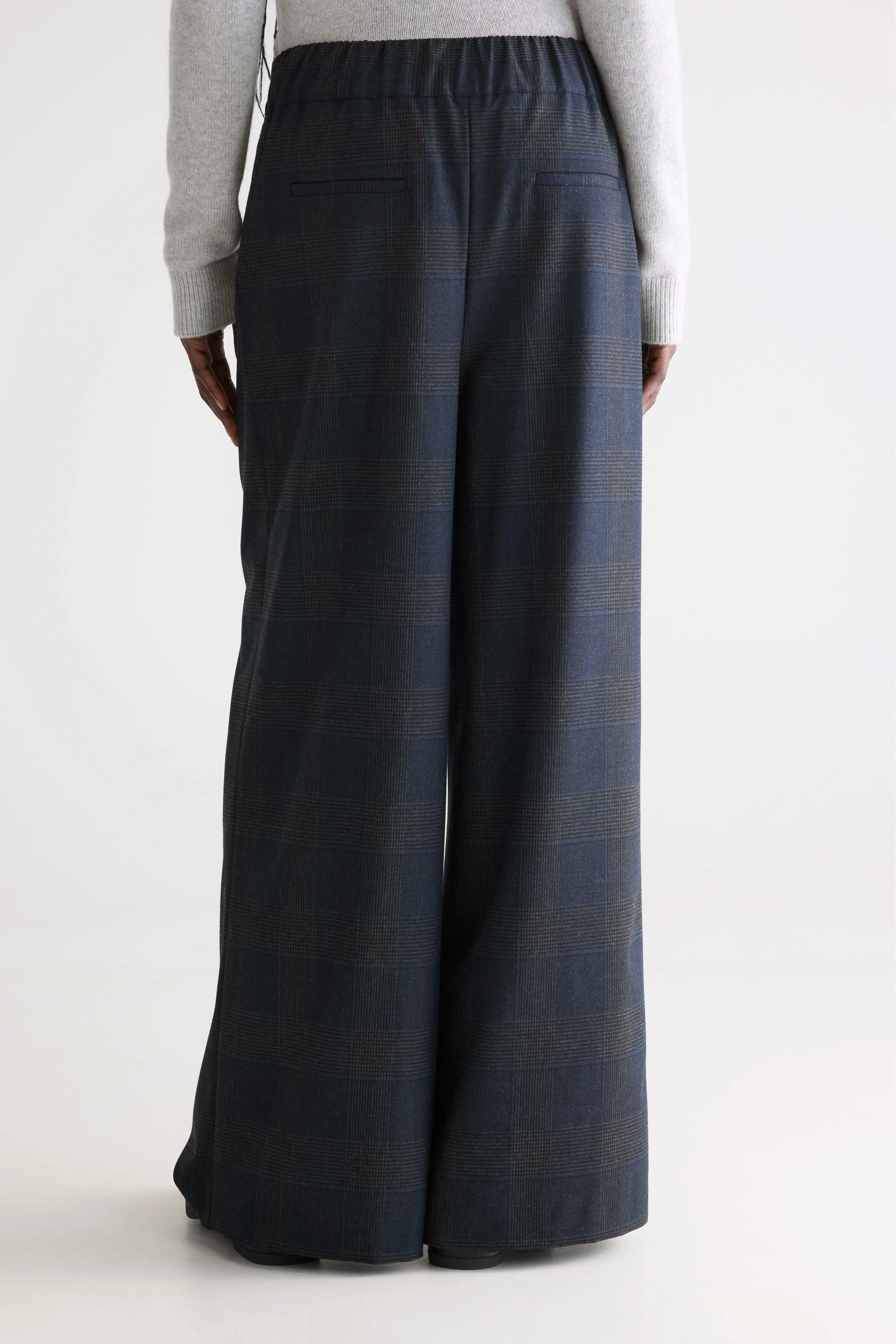 Premium Touch Vespa wide trousers (252 / W / CHECK A)