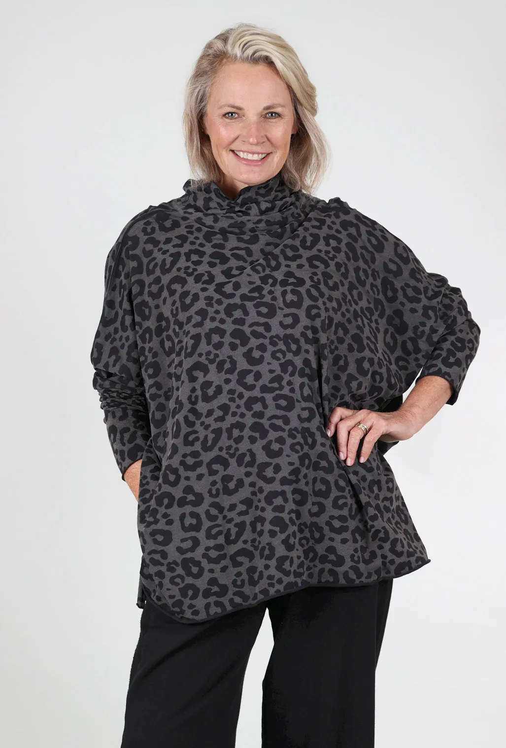 gentle style Polka Dot Print Swing Turtle, Leopard